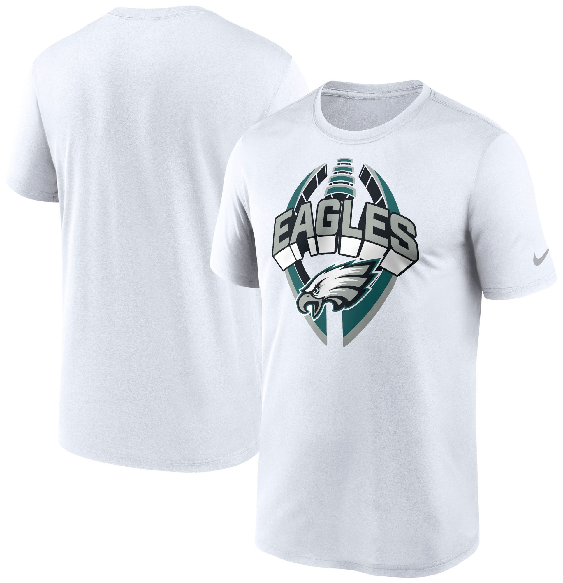 Nike Men's Philadelphia Eagles White Legend Icon T-Shirt product image