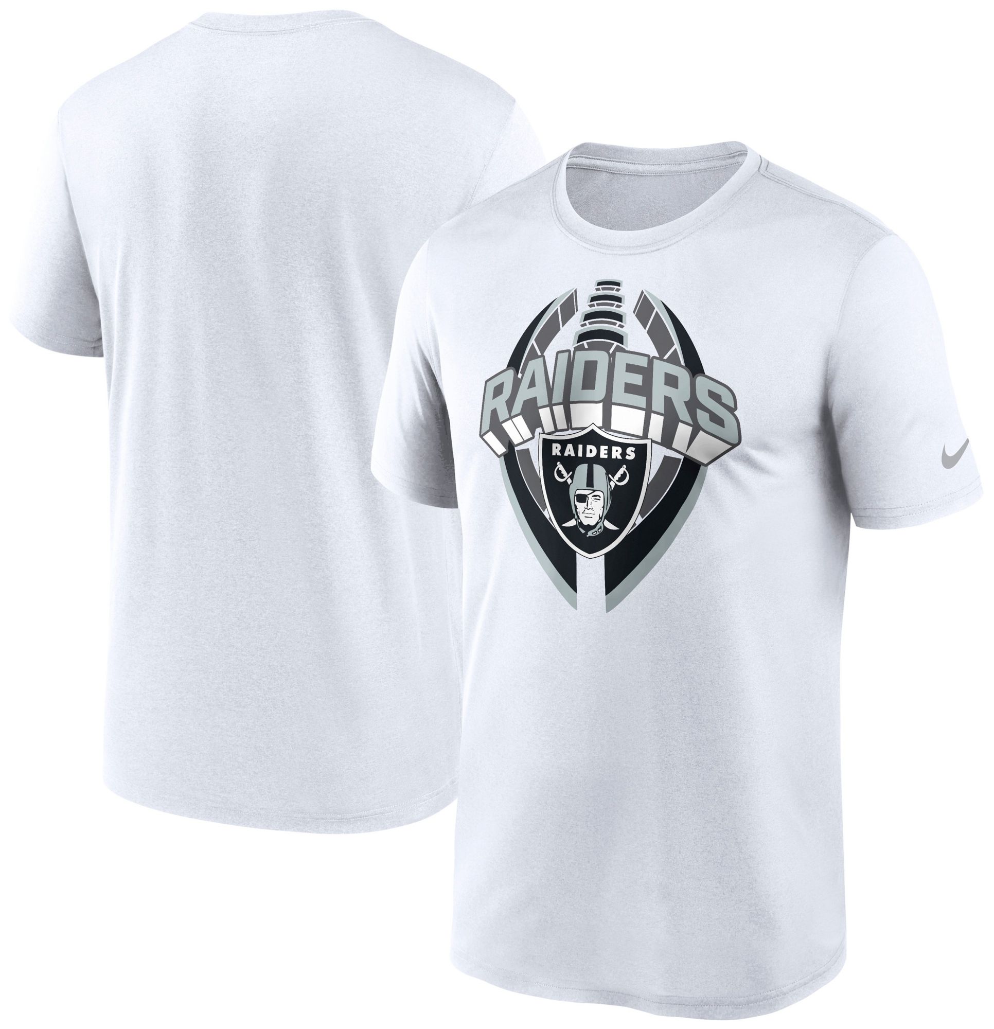 Nike Men's Las Vegas Raiders White Legend Icon T-Shirt product image