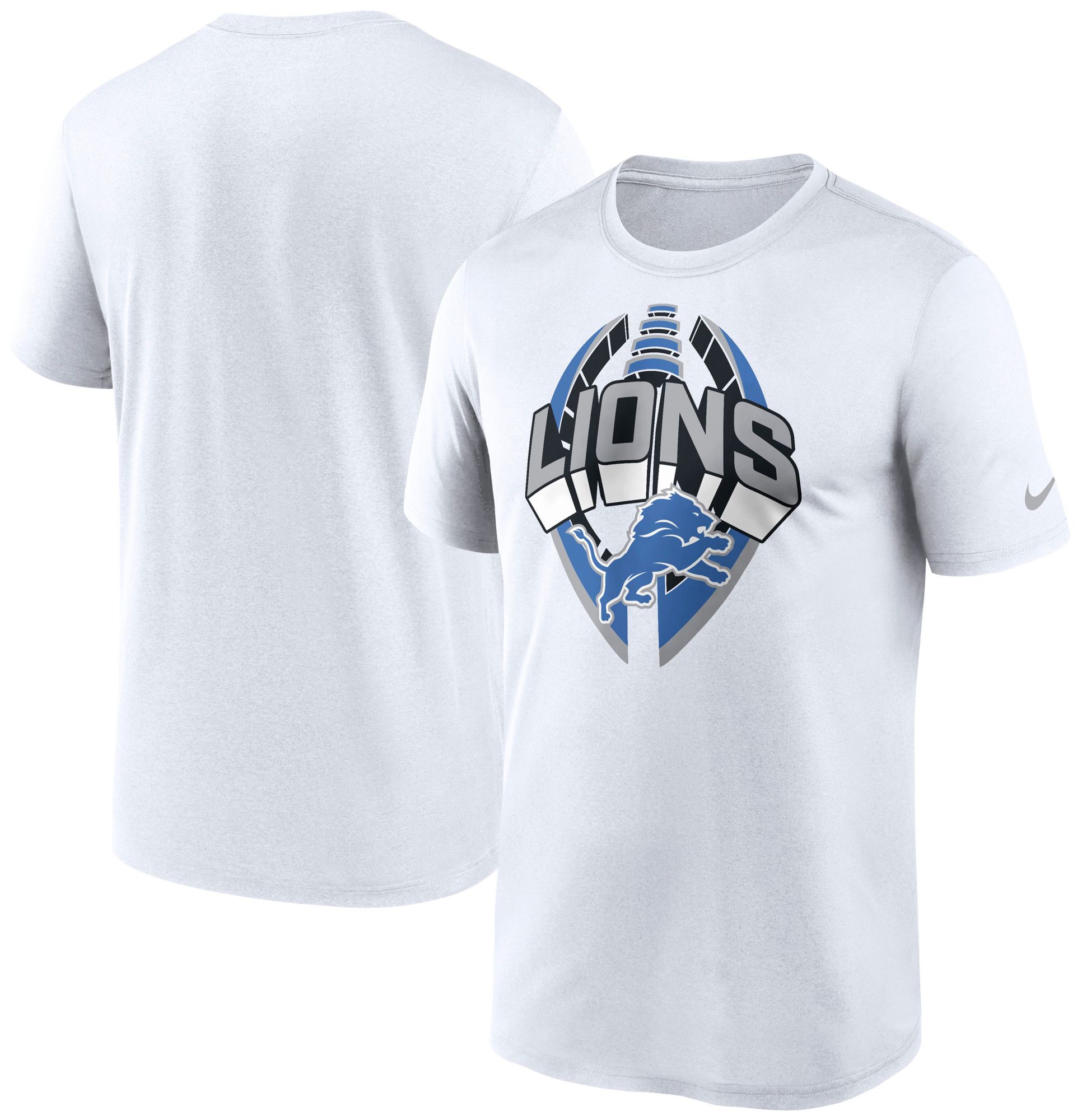 Nike Men's Detroit Lions White Legend Icon T-Shirt product image