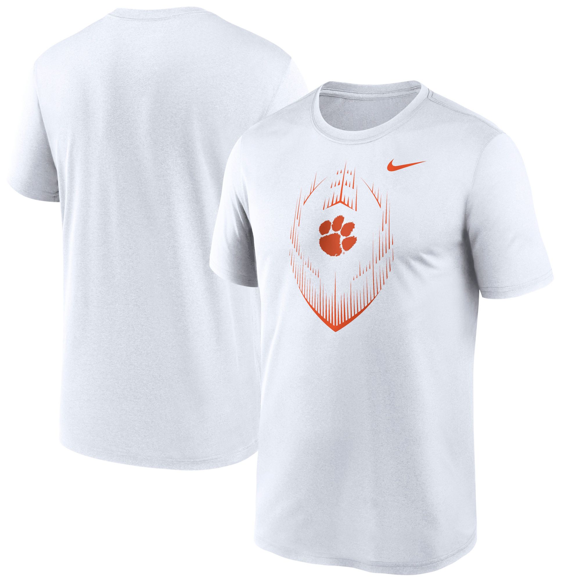 Nike Men's Clemson Tigers White Dri-FIT Legend Icon T-Shirt product image