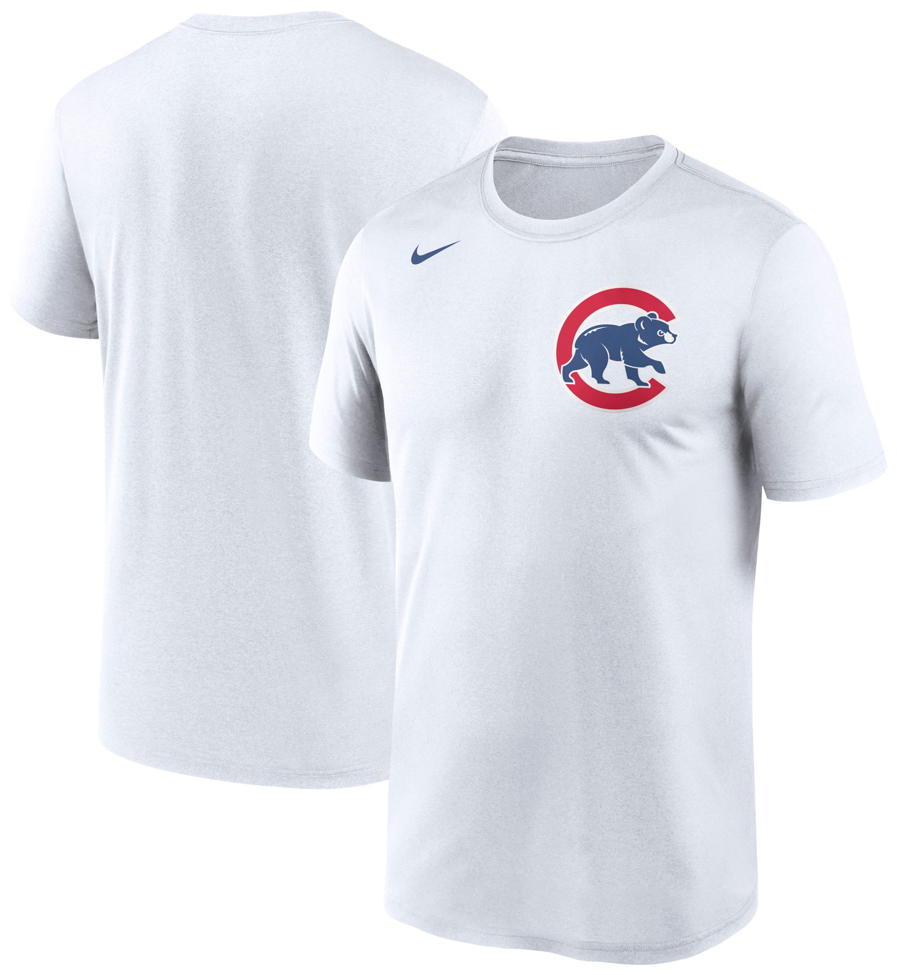 Nike Men's Chicago Cubs White Wordmark Legend T-Shirt product image