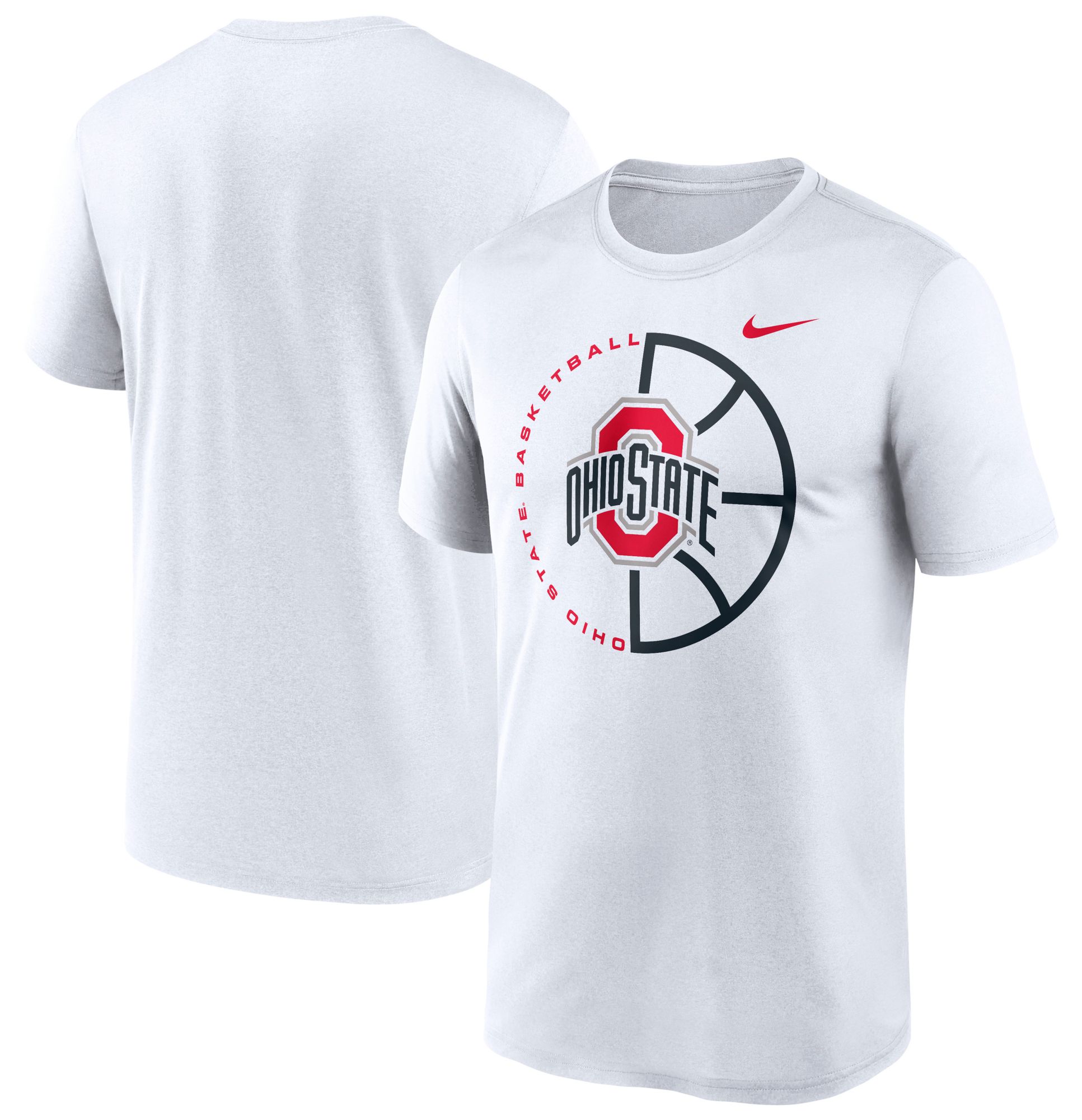 Nike Men's Ohio State Buckeyes White Icon T-Shirt product image
