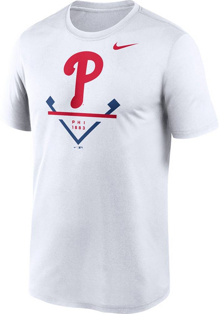 Nike Men's Philadelphia Phillies White Icon Legend Performance T-Shirt