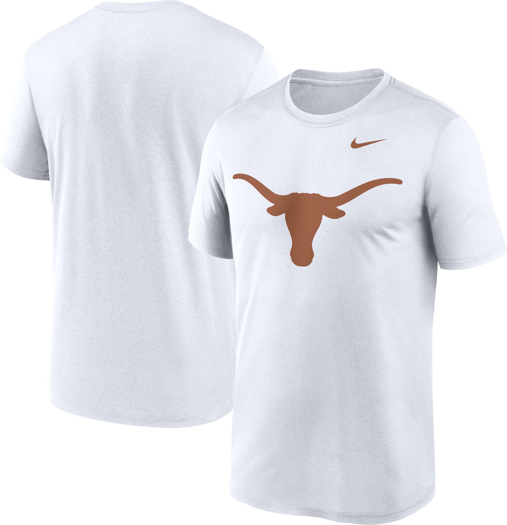 Nike Adult Texas Longhorns White Legend Logo T-Shirt | Dick's