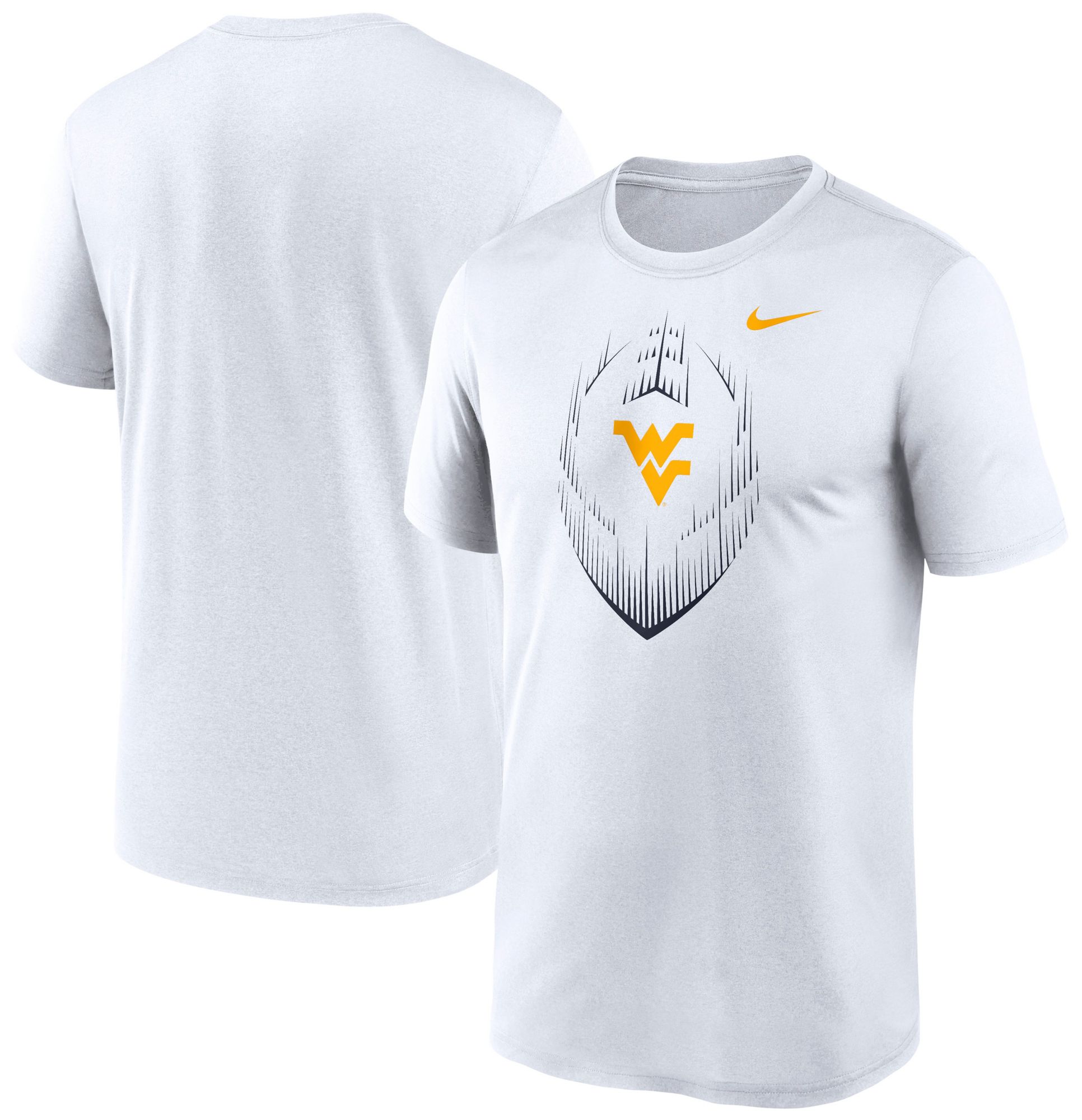 Nike Men's West Virginia Mountaineers White Dri-FIT Legend Icon T-Shirt product image
