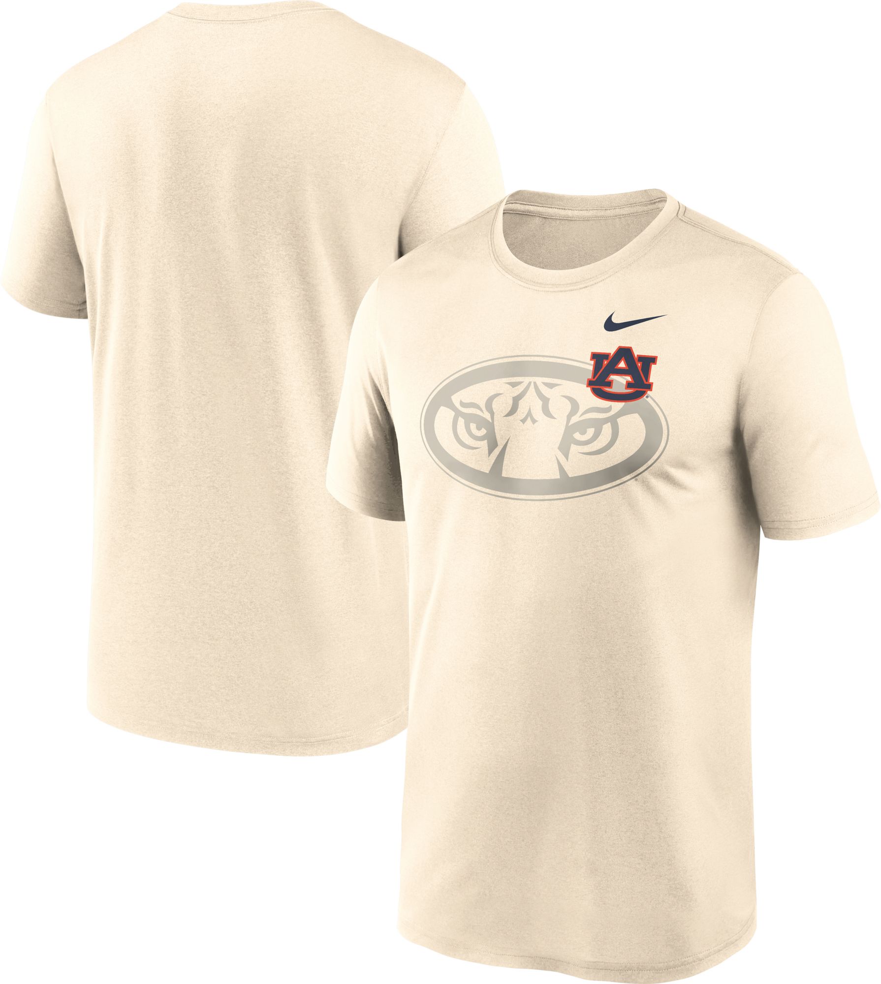 Nike Adult Auburn Tigers Shadow Logo Natural T-Shirt product image