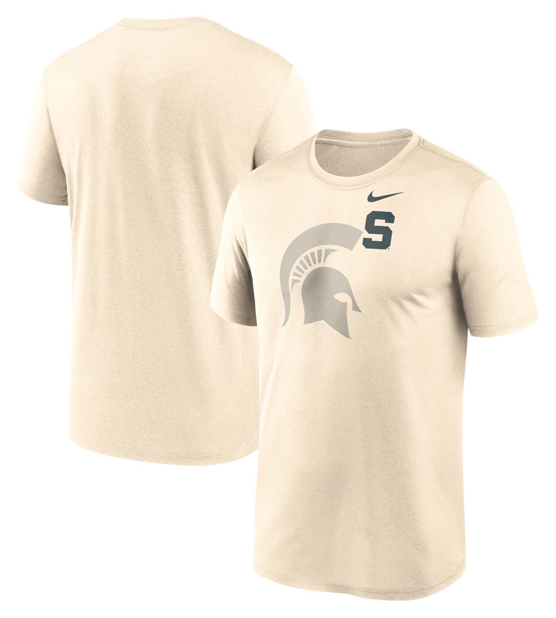 Nike Men's Michigan State Spartans Natural Shadow Logo T-Shirt product image