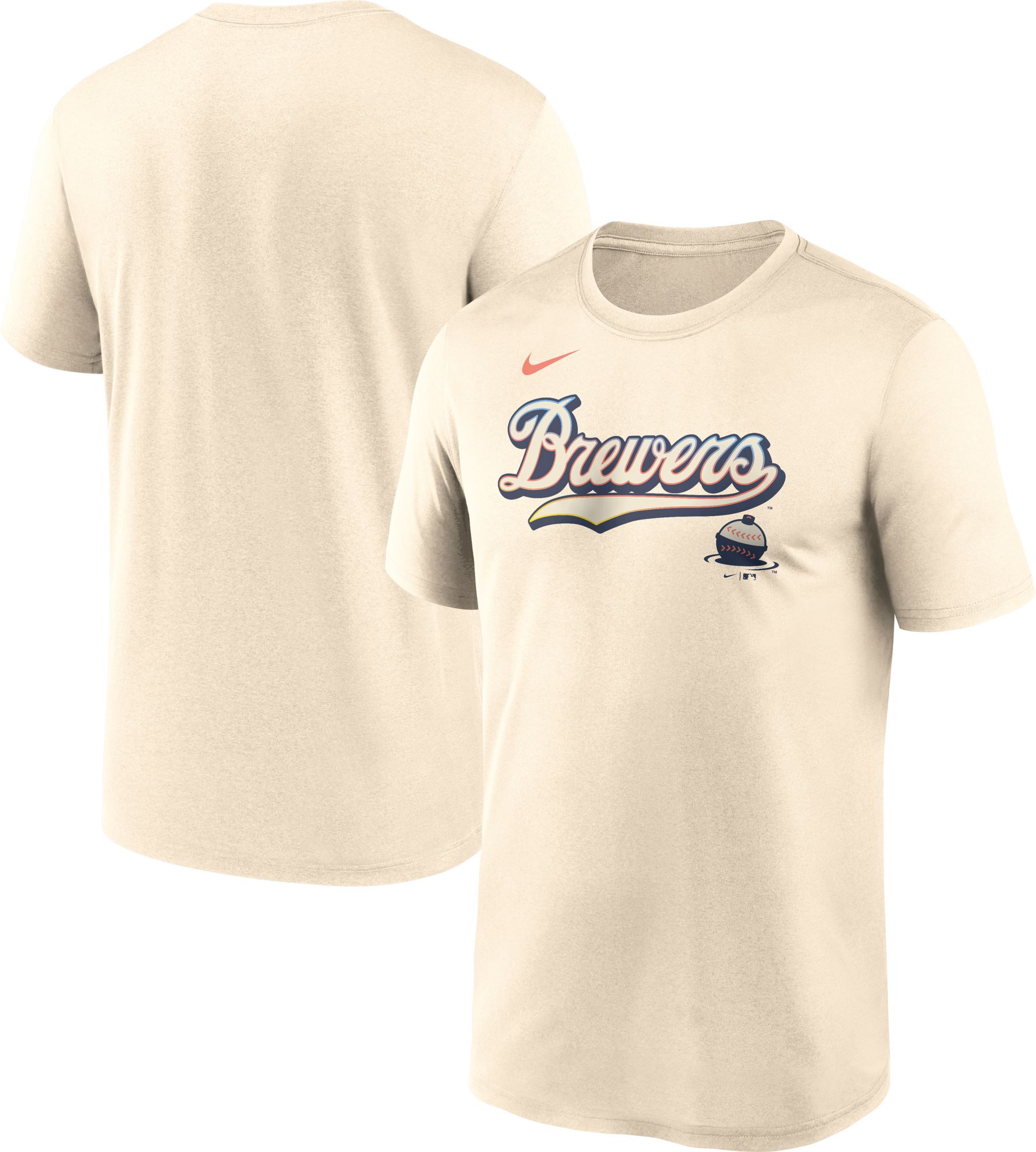 Nike Men's Milwaukee Brewers 2026 City Connect Script Legend T-Shirt product image