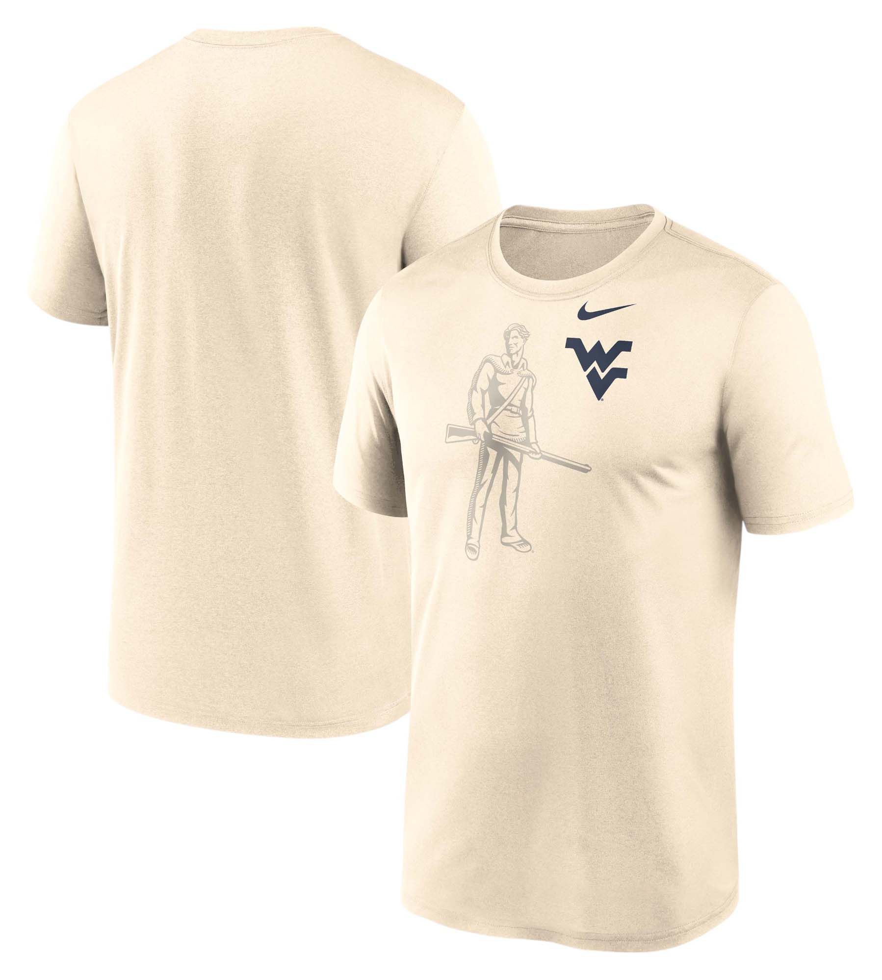 Nike Men's West Virginia Mountaineers Natural Shadow Logo T-Shirt product image