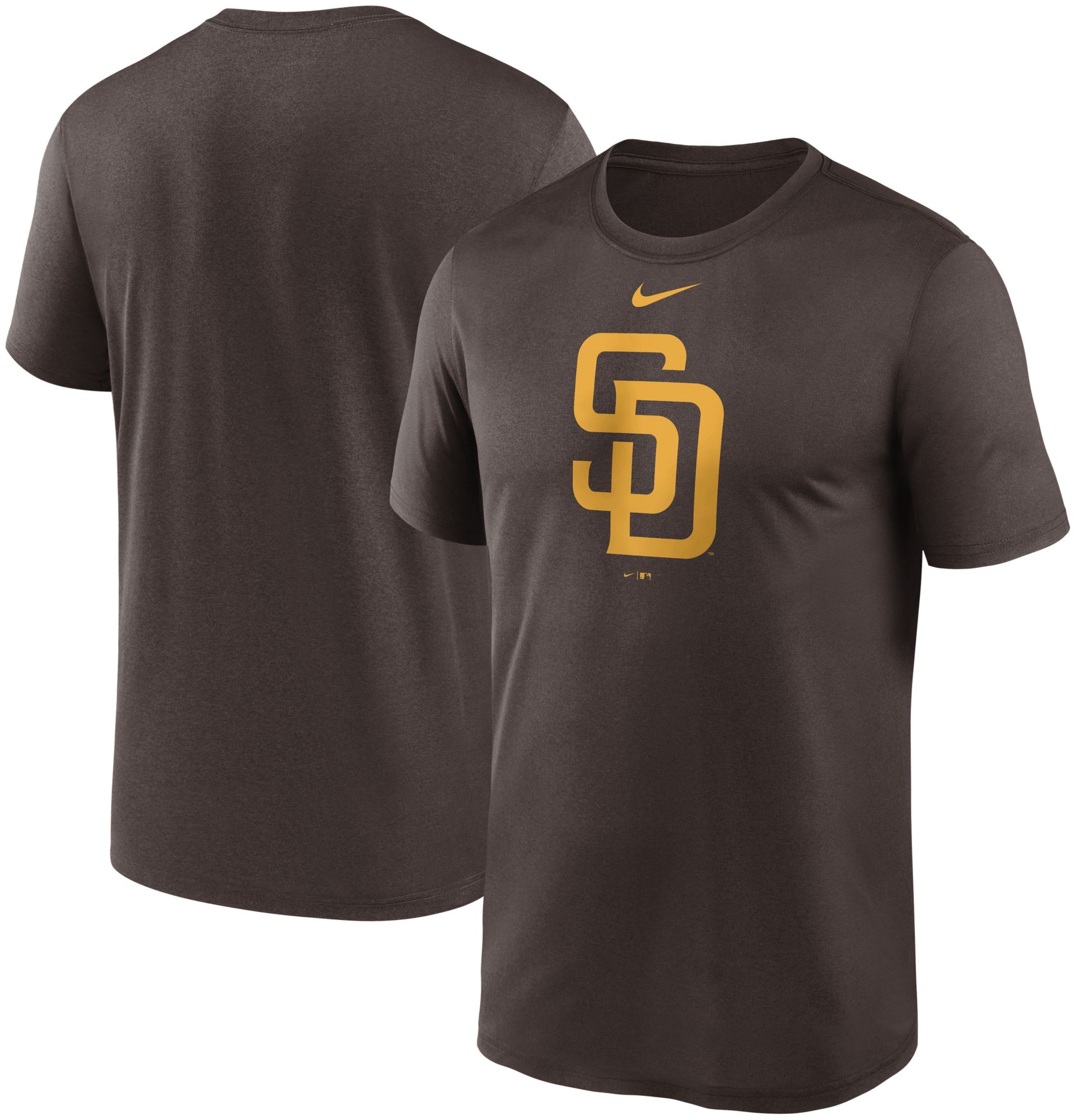 Nike Men's San Diego Padres Brown Logo Legend T-Shirt product image