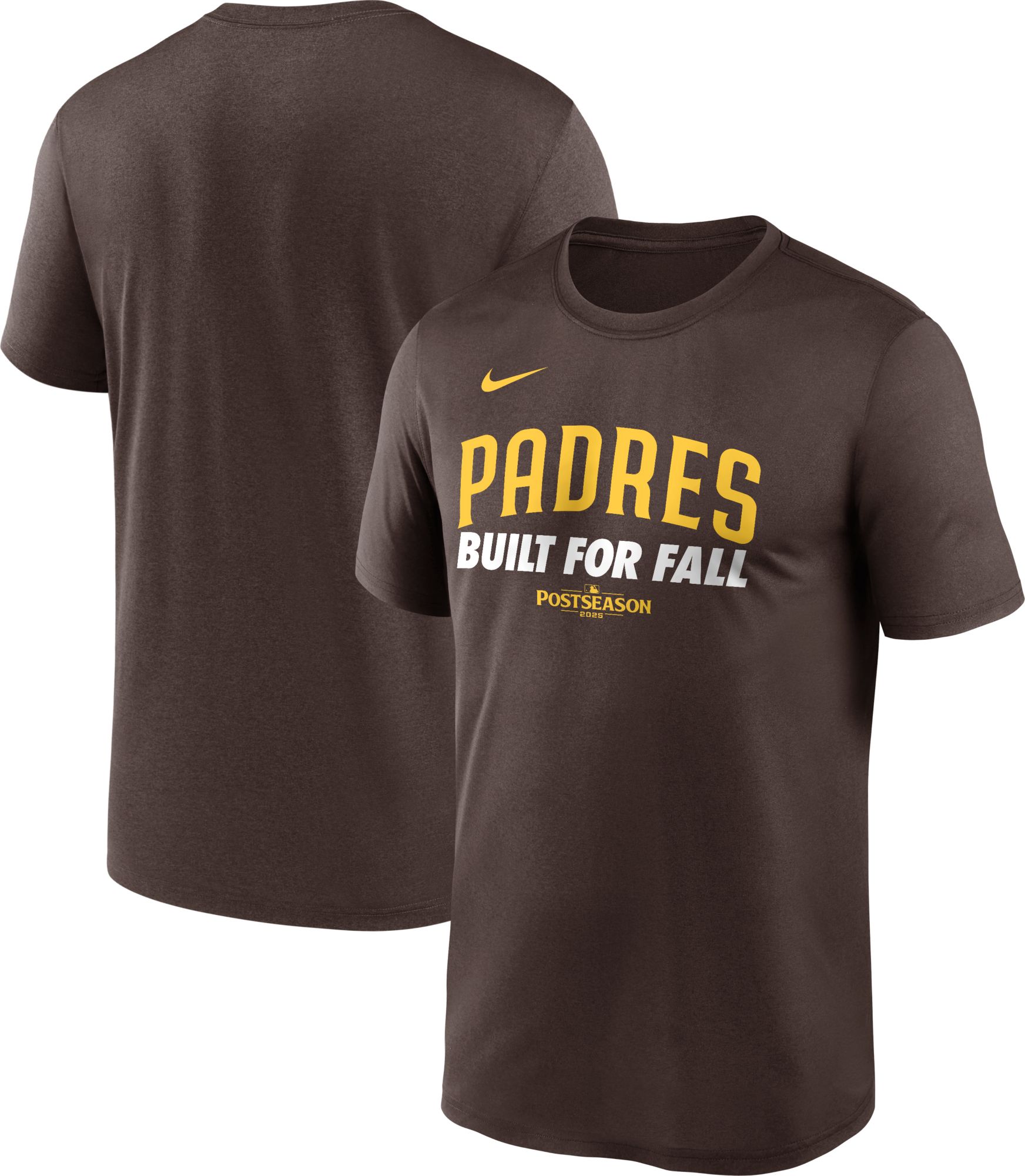 Nike Men's San Diego Padres 'Built for Fall' 2025 Postseason Participant Locker Room T-Shirt product image