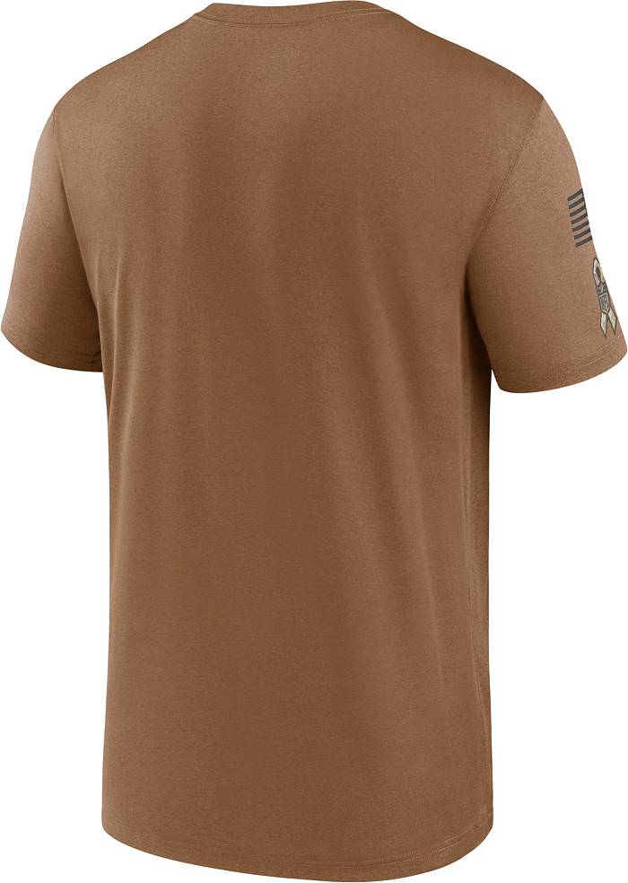 Nike Men's Kansas City Chiefs 2023 Salute to Service Brown Legend T-Shirt