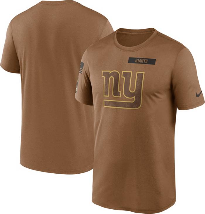Nike Men's New York Giants 2023 Salute to Service Brown Legend T-Shirt