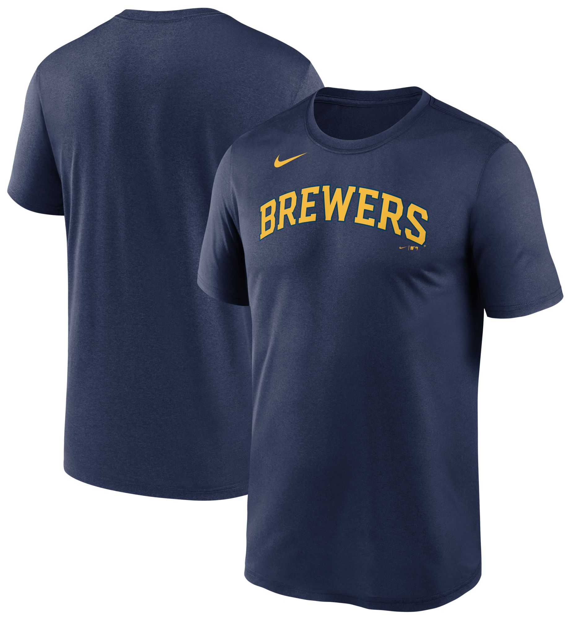 Nike Men's Milwaukee Brewers Navy Legend T-Shirt product image