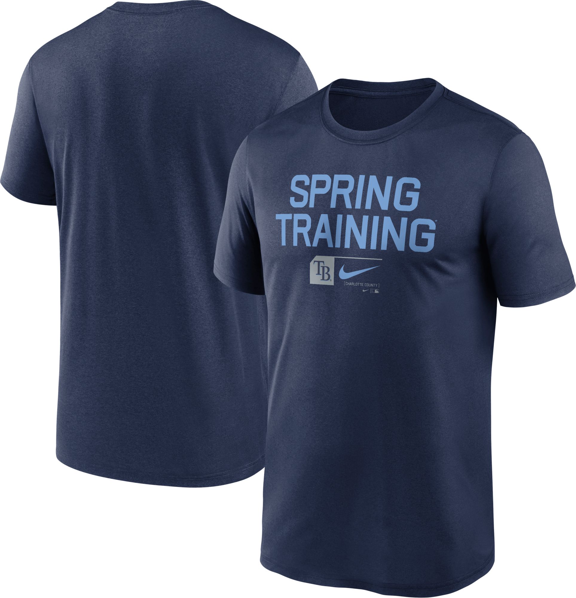 Nike Men's Tampa Bay Rays Navy Spring Training Legend T-Shirt