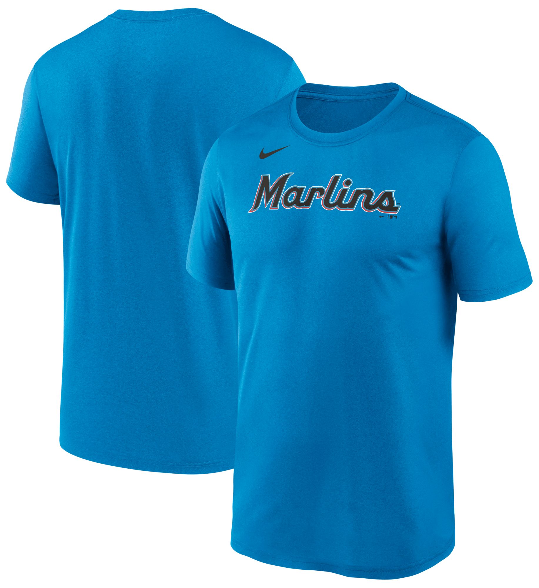 Nike Men's Miami Marlins Blue Legend T-Shirt product image