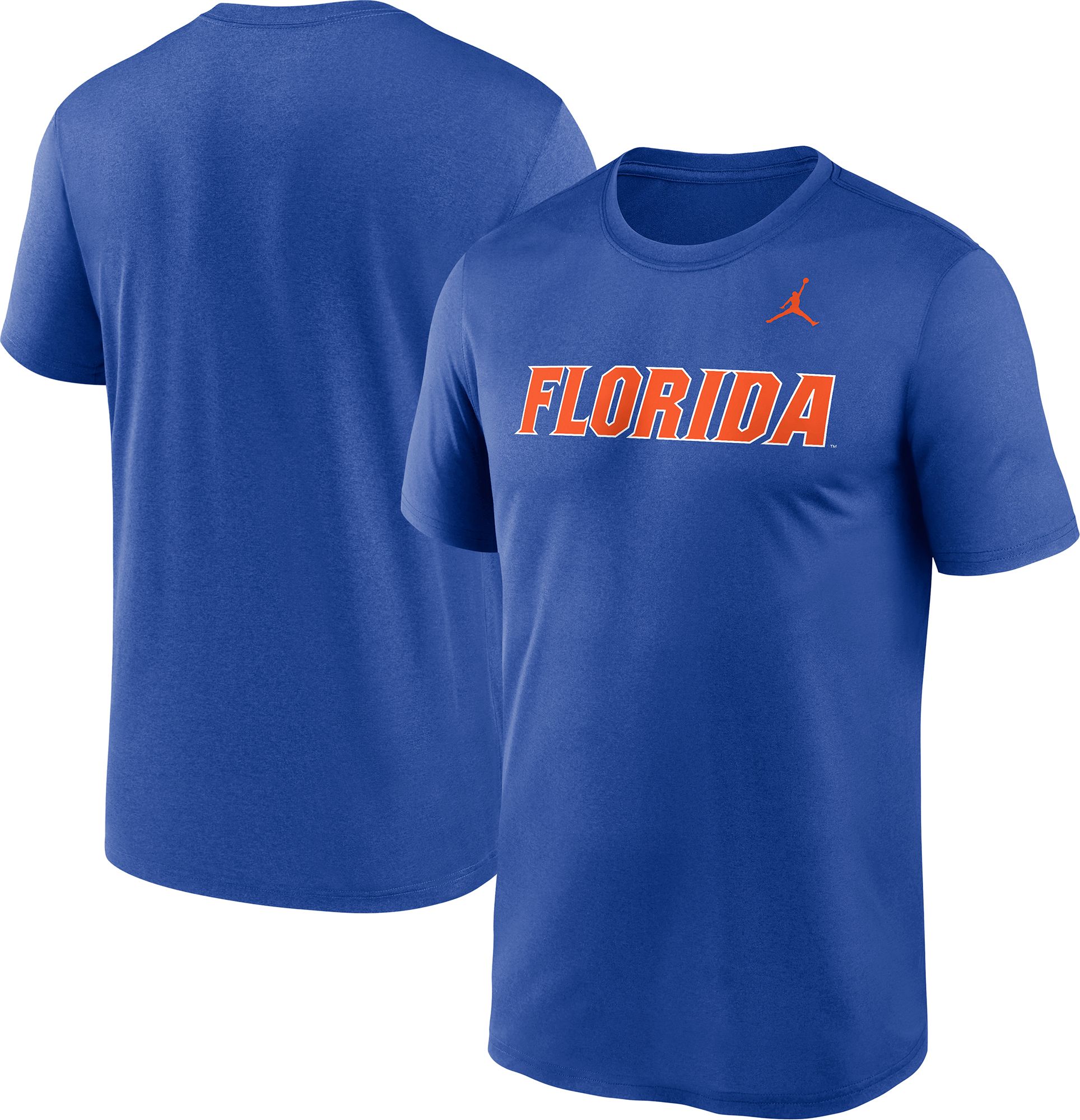 Jordan Men's Florida Gators Blue Dri-FIT Legend Wordmark T-Shirt product image