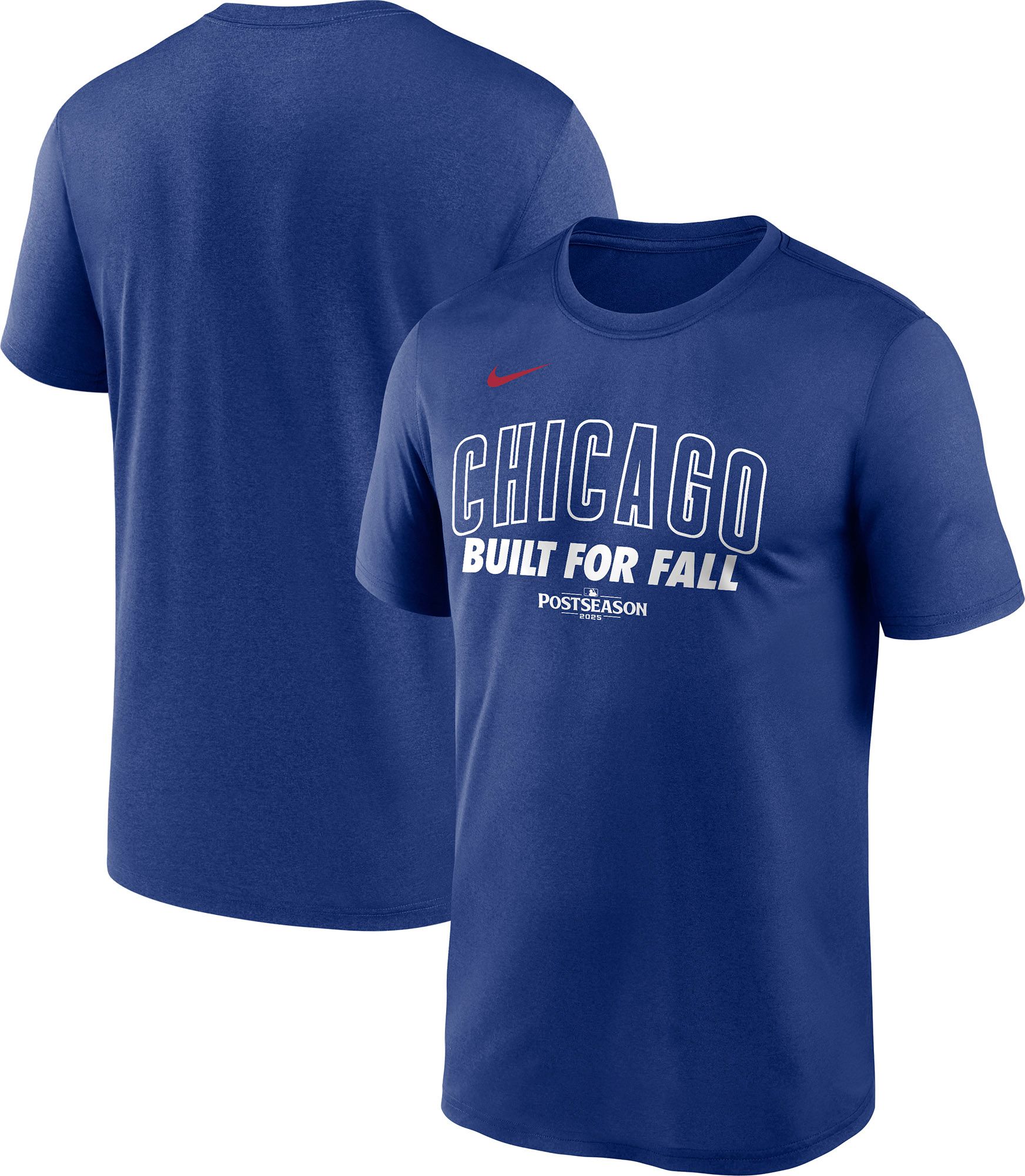 Nike Men's Chicago Cubs 'Built for Fall' 2025 Postseason Participant Locker Room T-Shirt product image