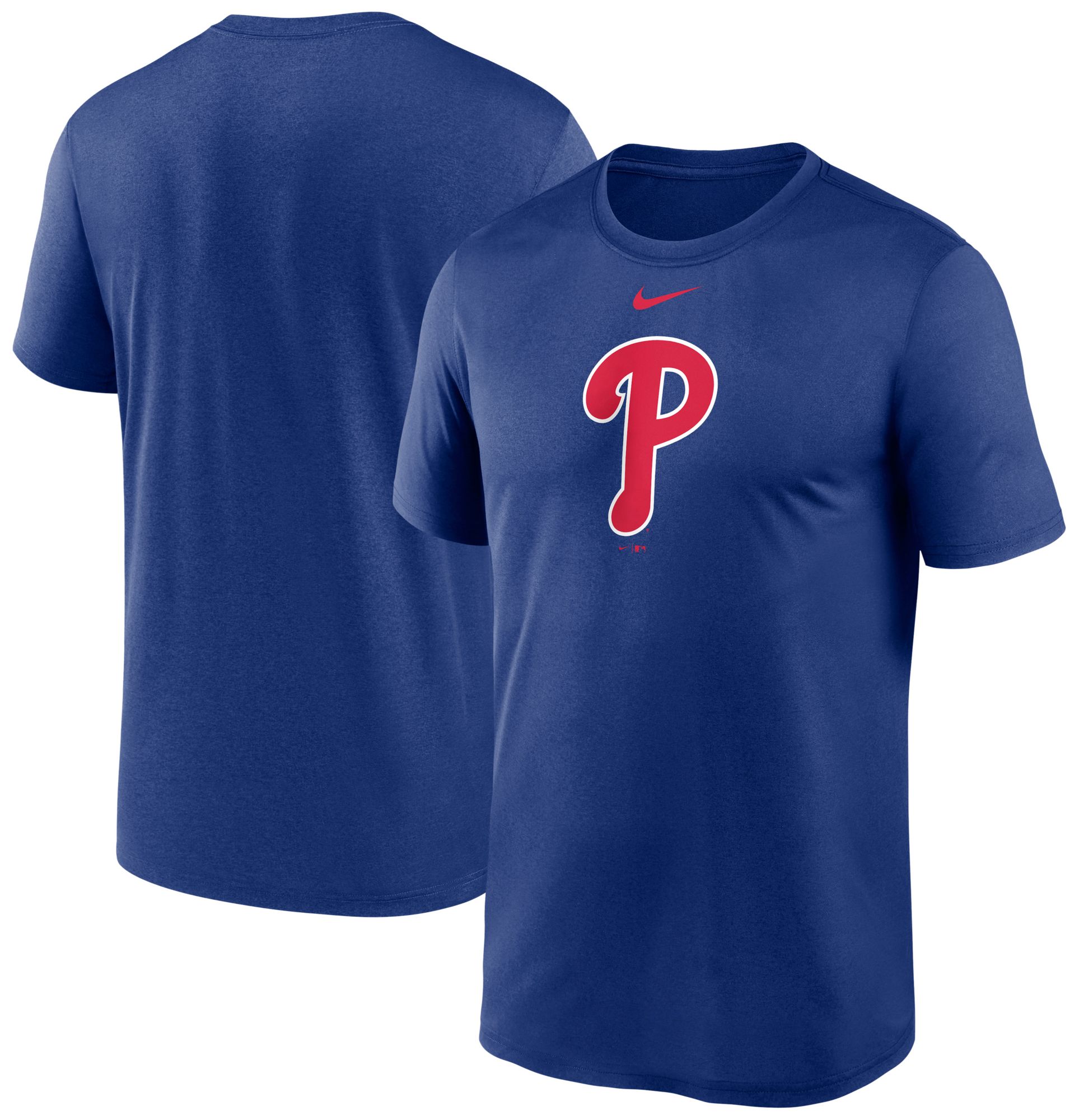 Nike Men's Philadelphia Phillies Blue Logo Legend T-Shirt product image