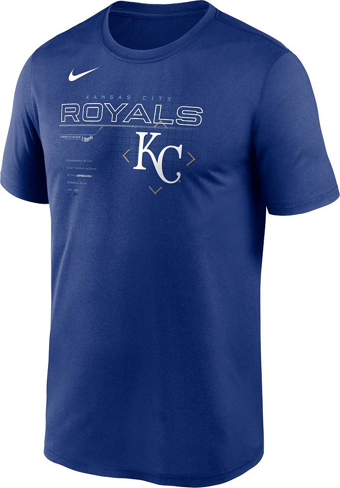 Women's Light Blue Kansas City Royals Cling to the Lead V-Neck T-Shirt
