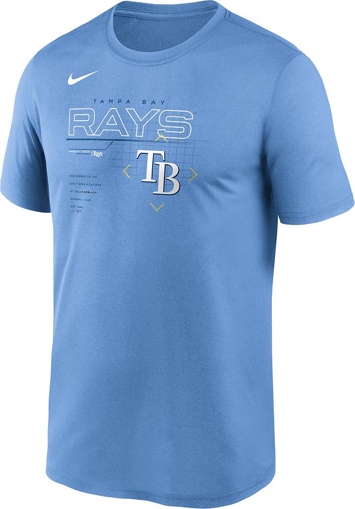 Men's Tampa Bay Rays Nike Light Blue Alternate Replica Jersey