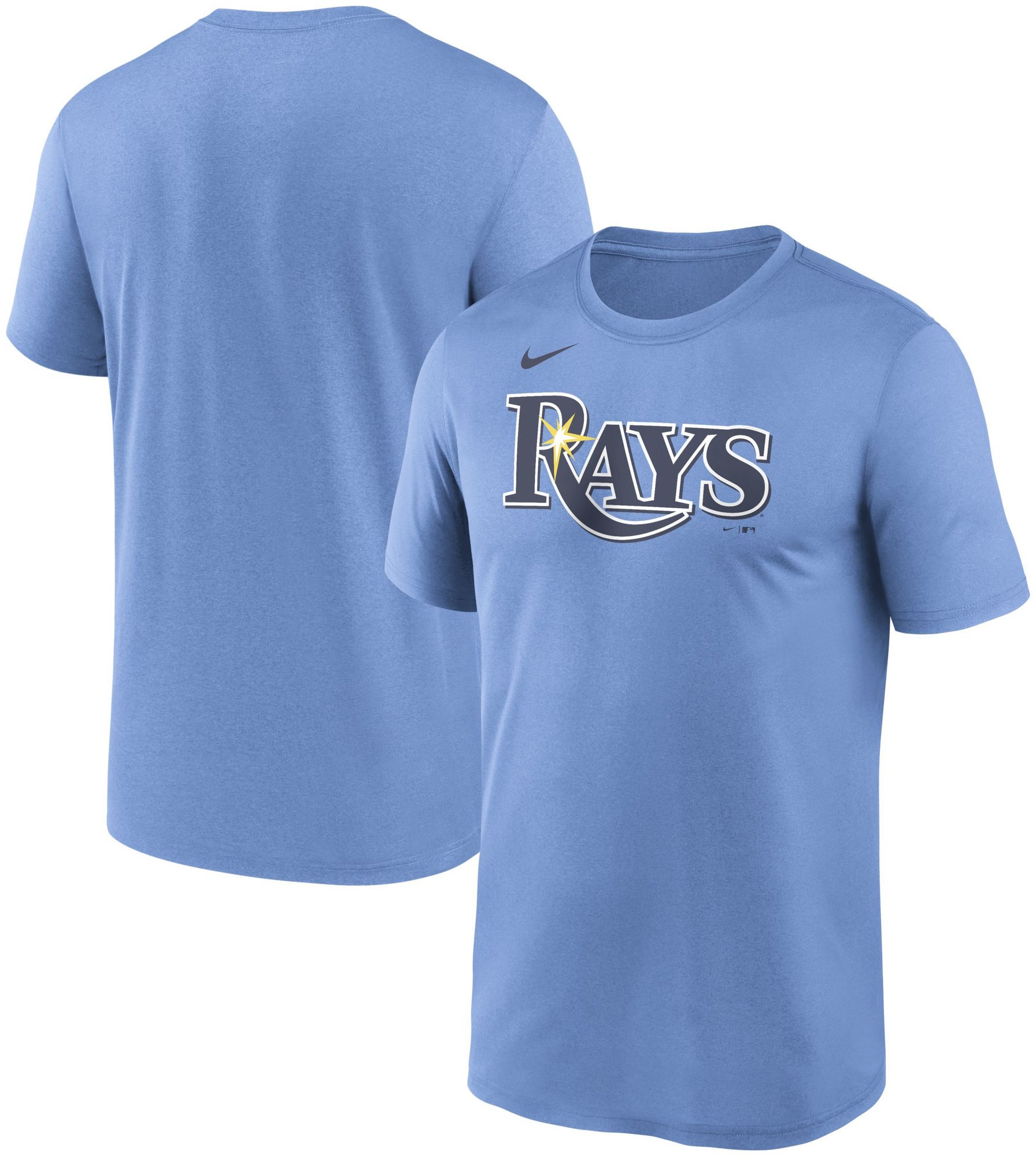 Nike Men's Tampa Bay Rays Blue Wordmark Legend T-Shirt product image
