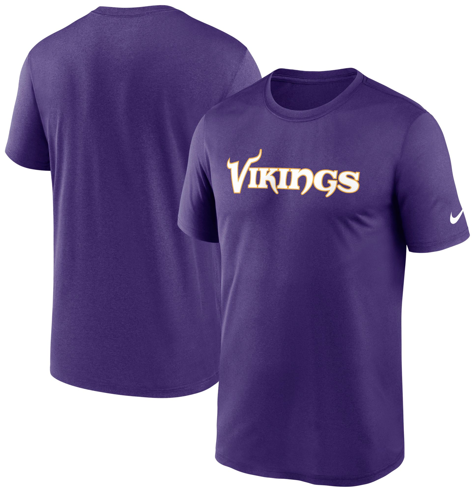 Nike Men's Minnesota Vikings Court Purple Legend Wordmark T-Shirt product image