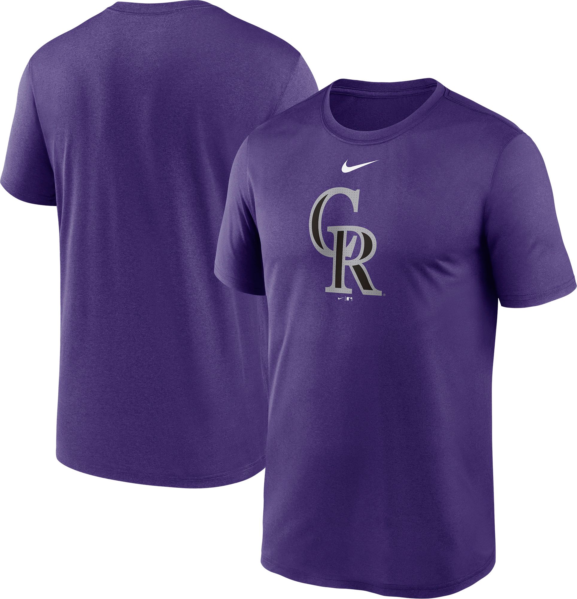 Nike Men's Colorado Rockies Purple Fuse Logo Legend T-Shirt product image