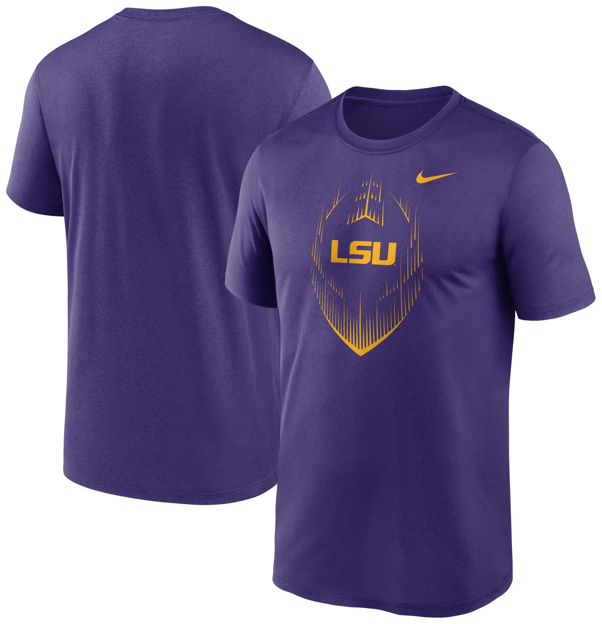 Nike Men's LSU Tigers Purple Dri-FIT Legend Icon T-Shirt product image