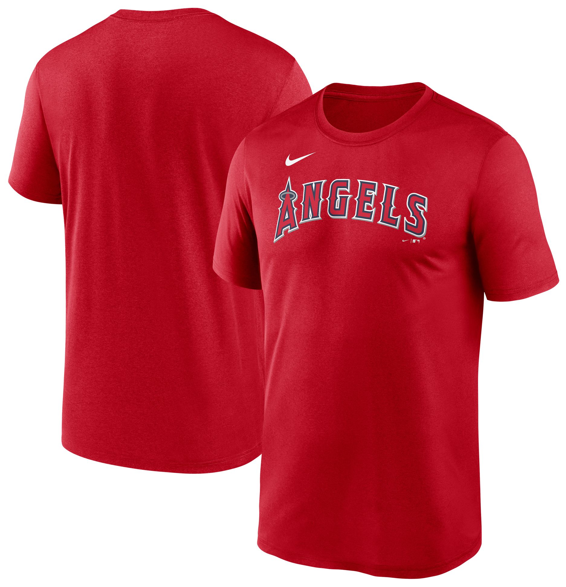 Nike Adult Los Angeles Angels Wordmark Legend Red T-Shirt product image