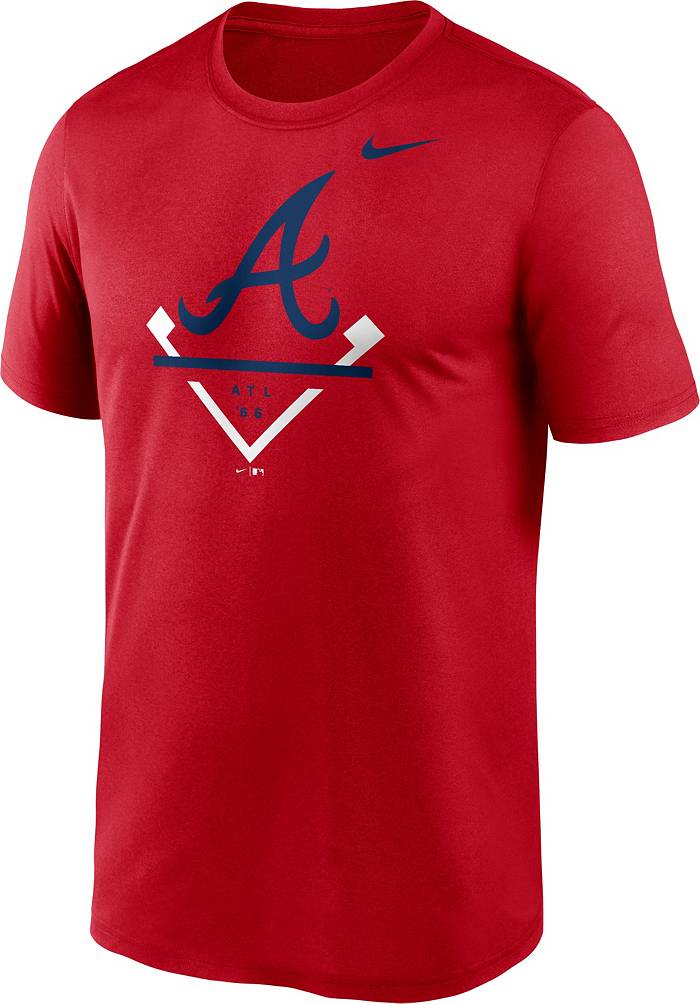 Nike Men's Atlanta Braves Red Icon Legend Performance T-Shirt