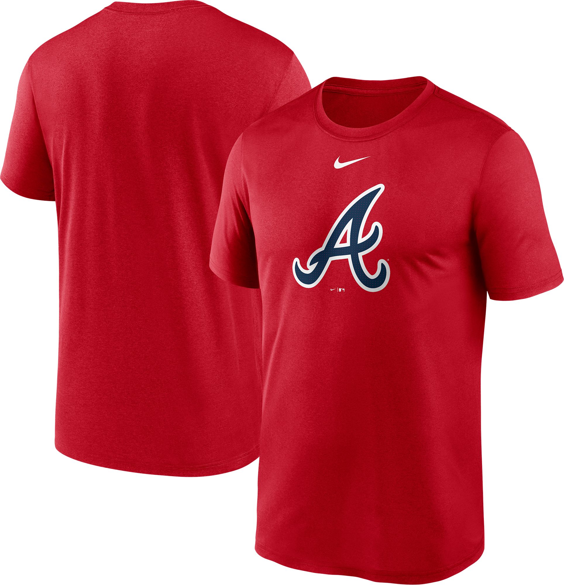 Nike Men's Atlanta Braves Navy Fuse Logo Legend T-Shirt product image