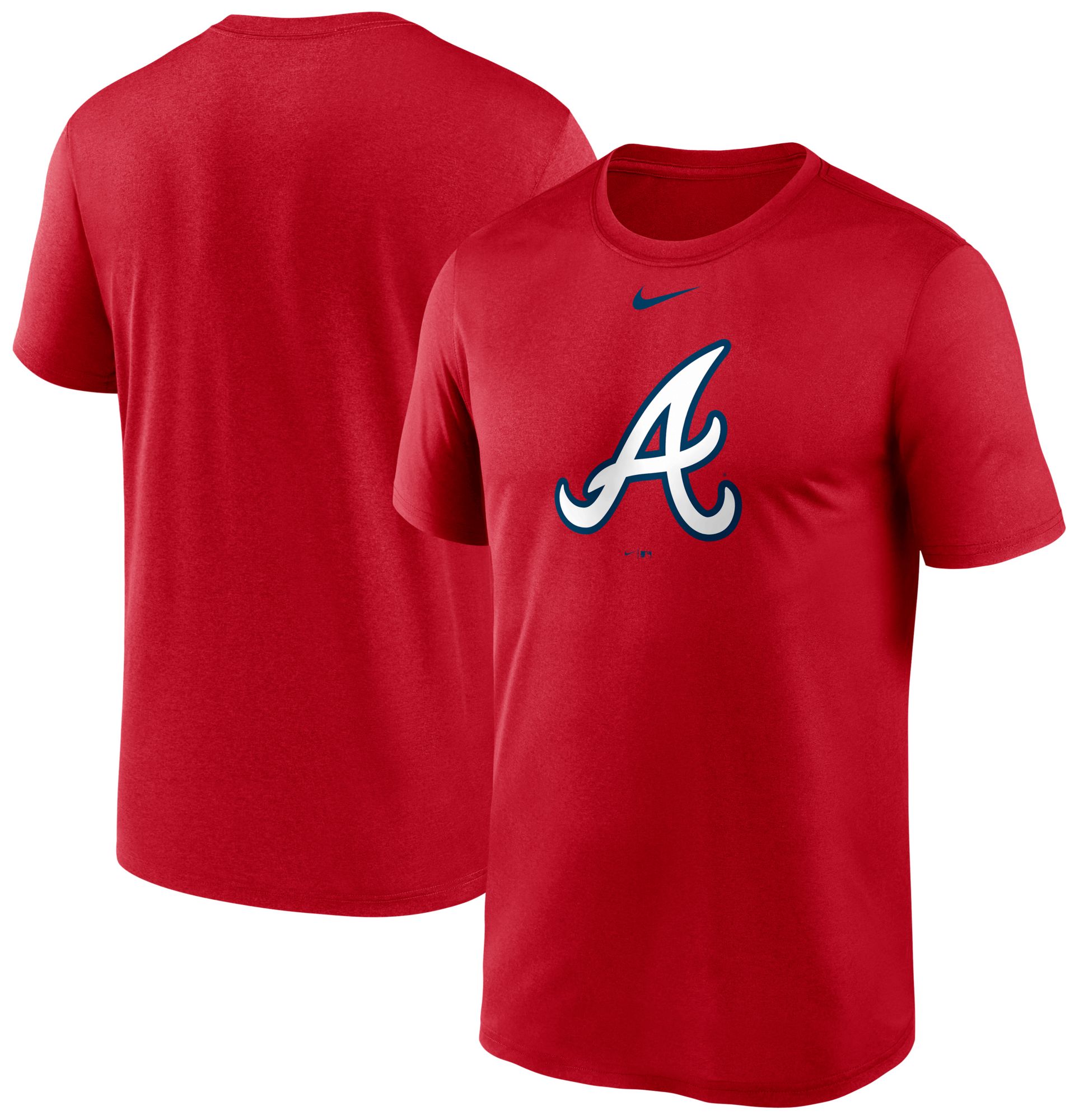 Nike Men's Atlanta Braves Red Legend Logo T-Shirt product image