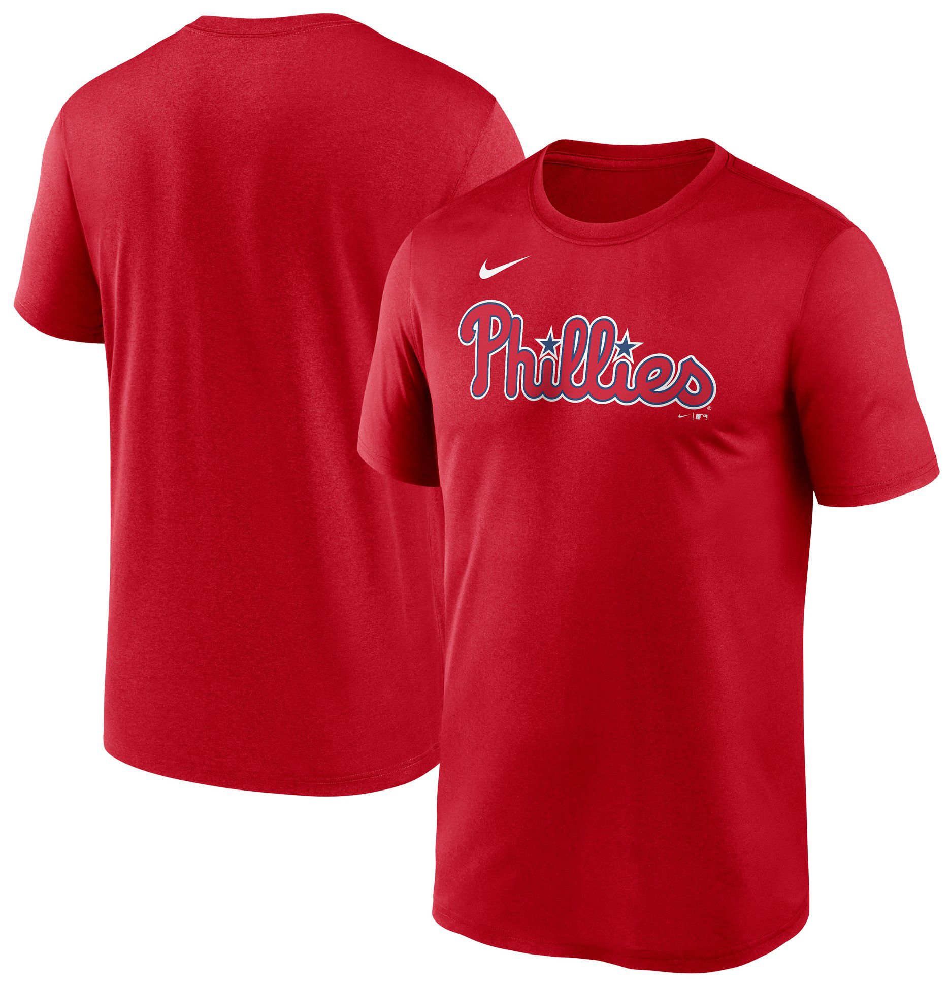 Nike Adult Philadelphia Phillies Wordmark Legend Red T-Shirt product image