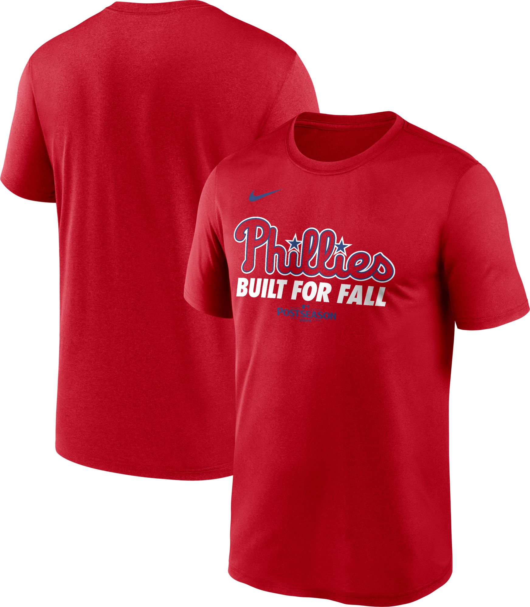 Nike Men's Philadelphia Phillies 'Built for Fall' 2025 Postseason Participant Locker Room T-Shirt product image