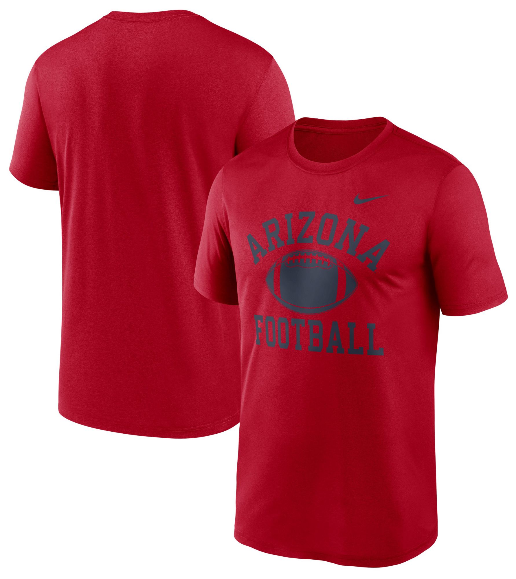 シャツ AFB RATF FOOTBALL TEE RED Nike Men's Arizona Wildcats Red Arch Football Legend T-Shirt
