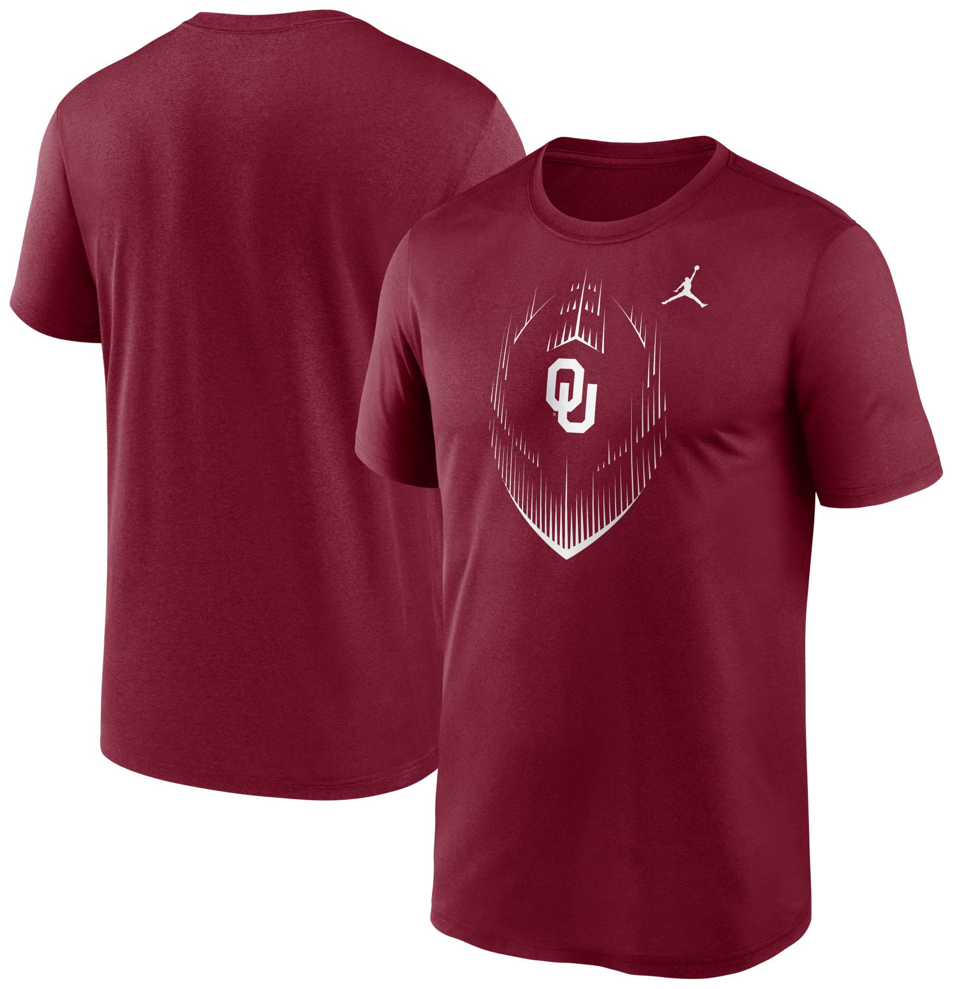 Jordan Men's Oklahoma Sooners Crimson Dri-FIT Legend Icon T-Shirt product image
