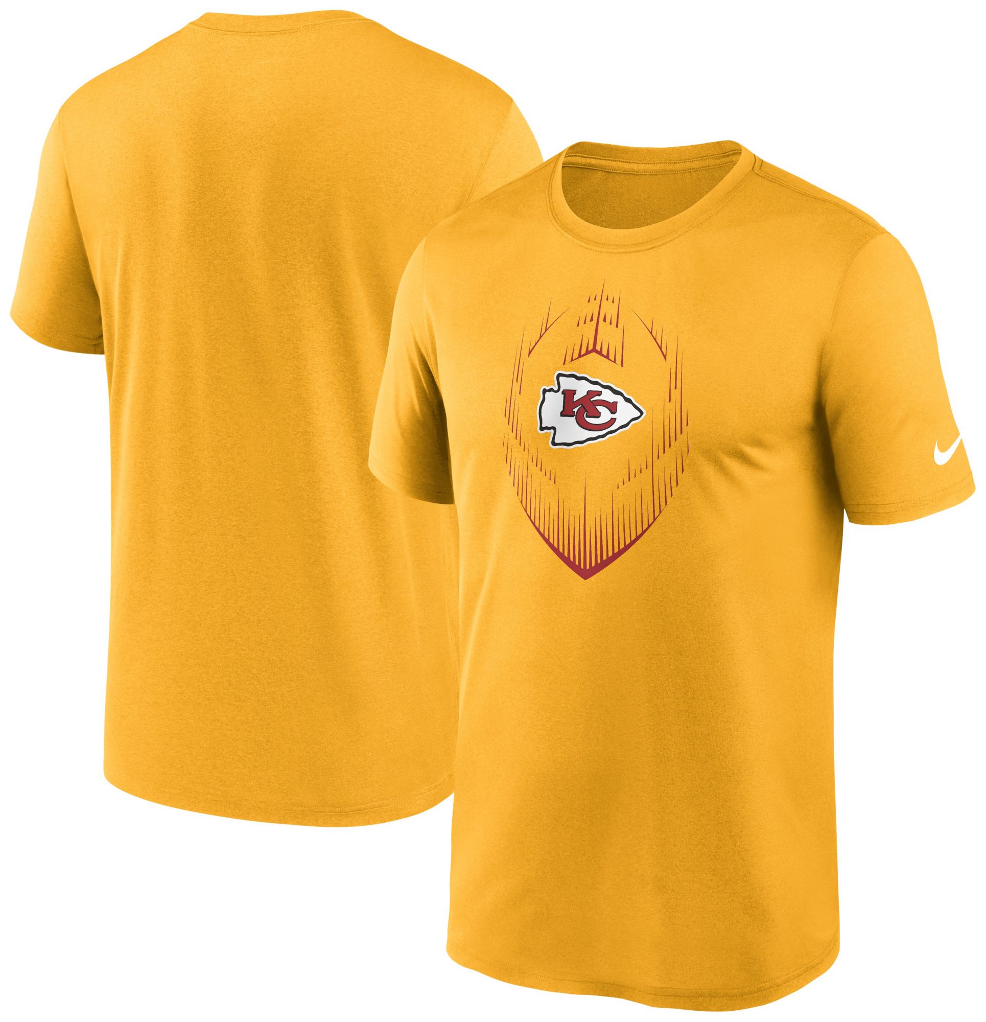 Nike Men's Kansas City Chiefs Legend Icon University Gold T-Shirt product image