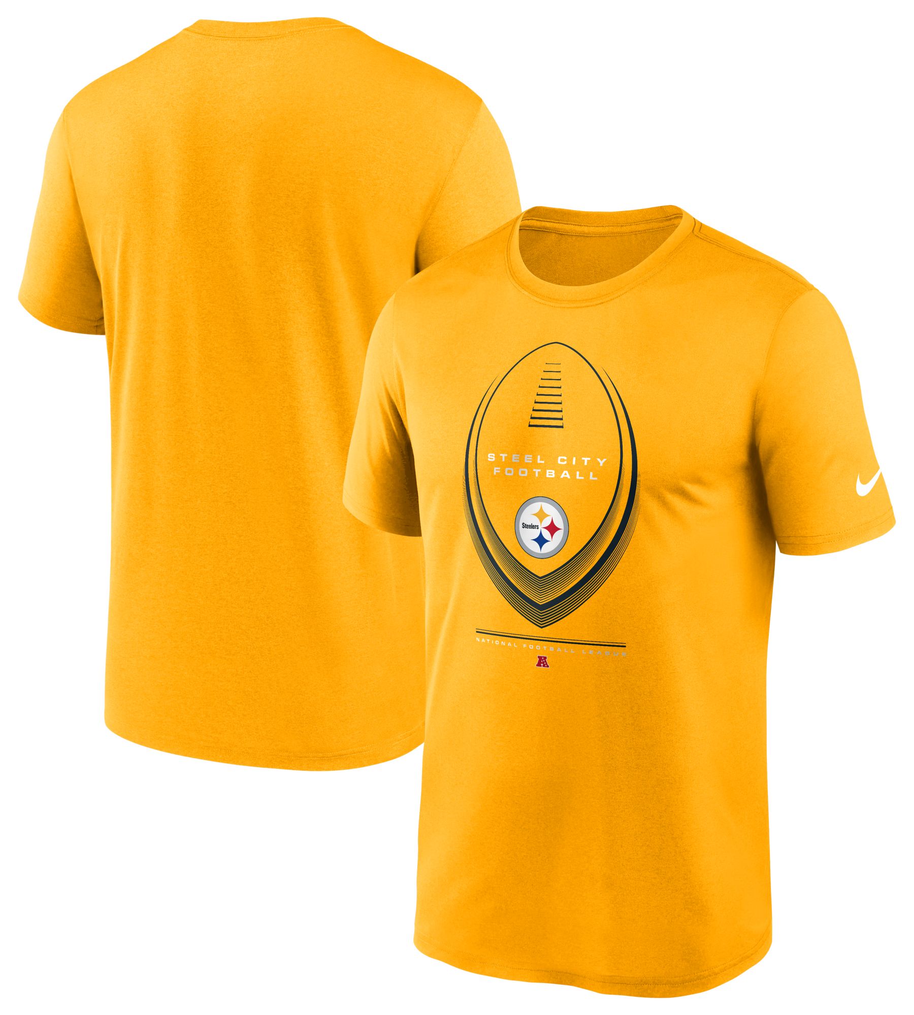 Nike Men's Pittsburgh Steelers University Gold Icon Legend T-Shirt product image