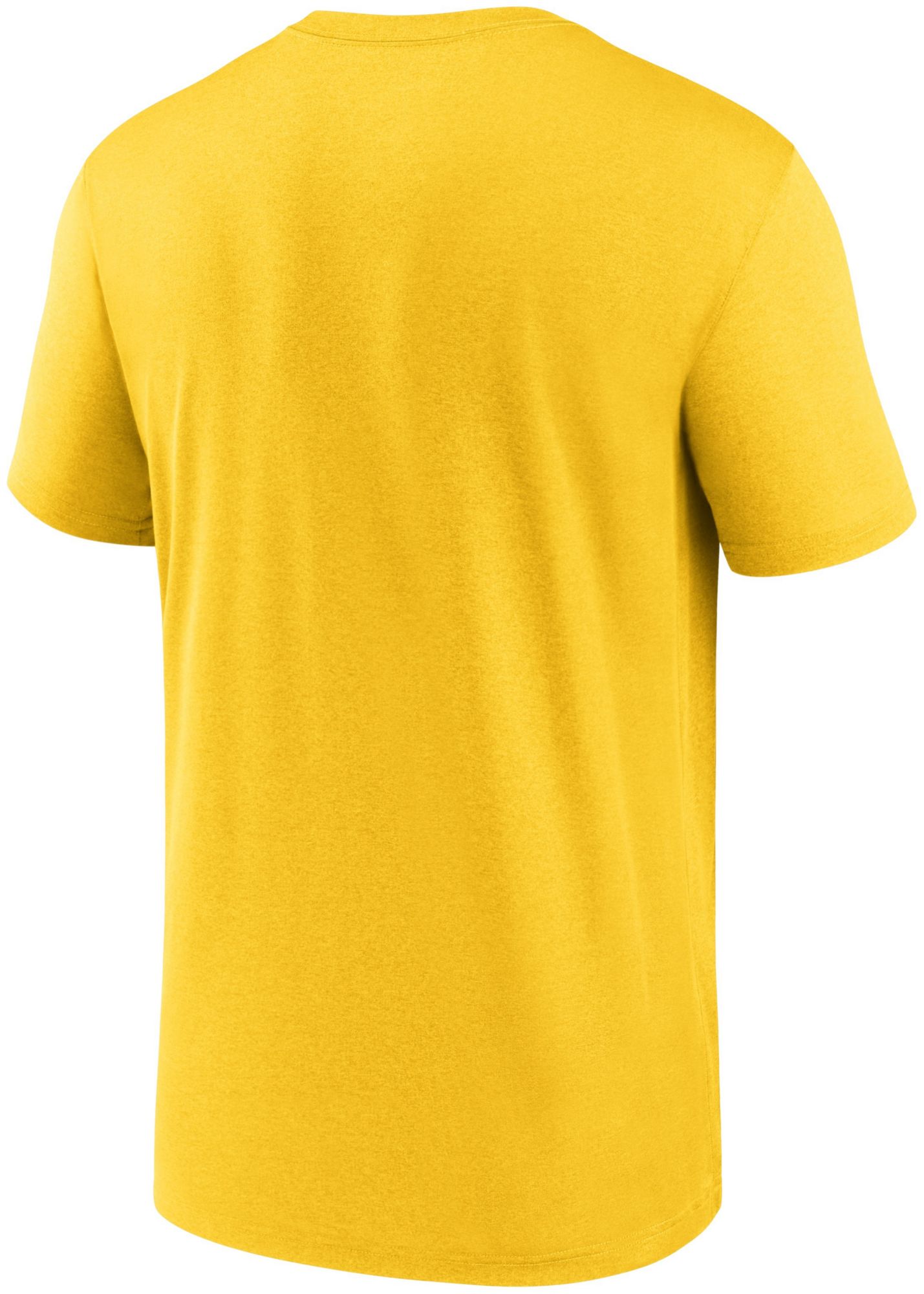 Nike Men's Milwaukee Brewers Yellow Wordmark Legend T-Shirt product image