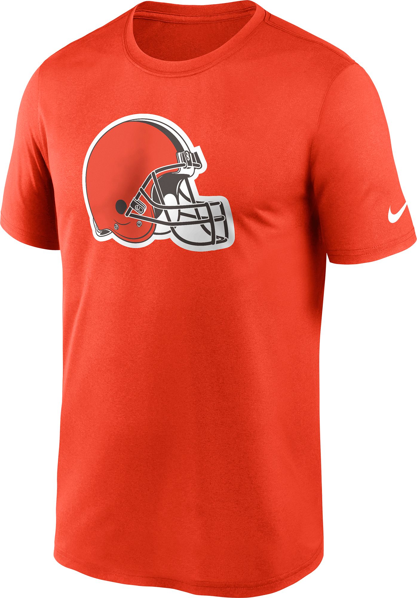 Nike Men's Cleveland Browns Legend Logo Orange T-Shirt