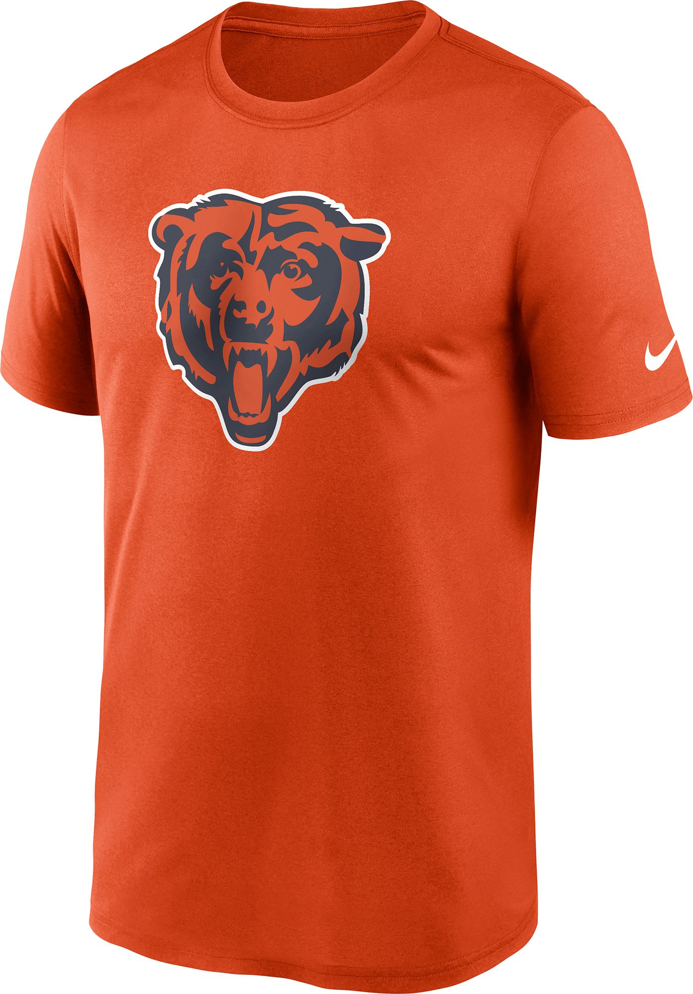 Nike Men's Chicago Bears Legend Logo Orange T-Shirt