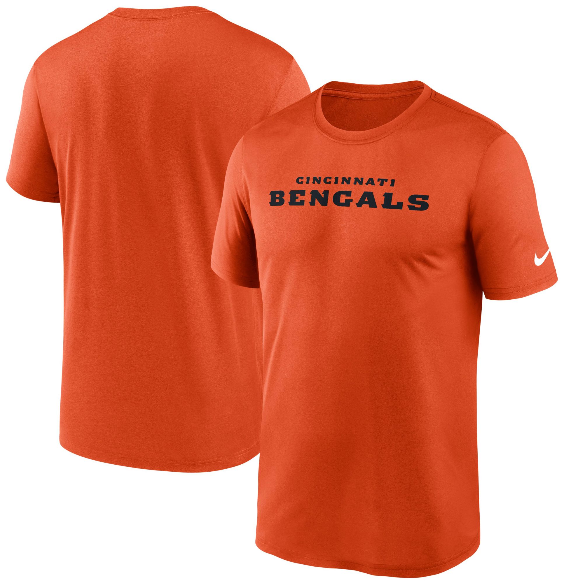Nike Men's Cincinnati Bengals University Orange Legend Wordmark T-Shirt product image