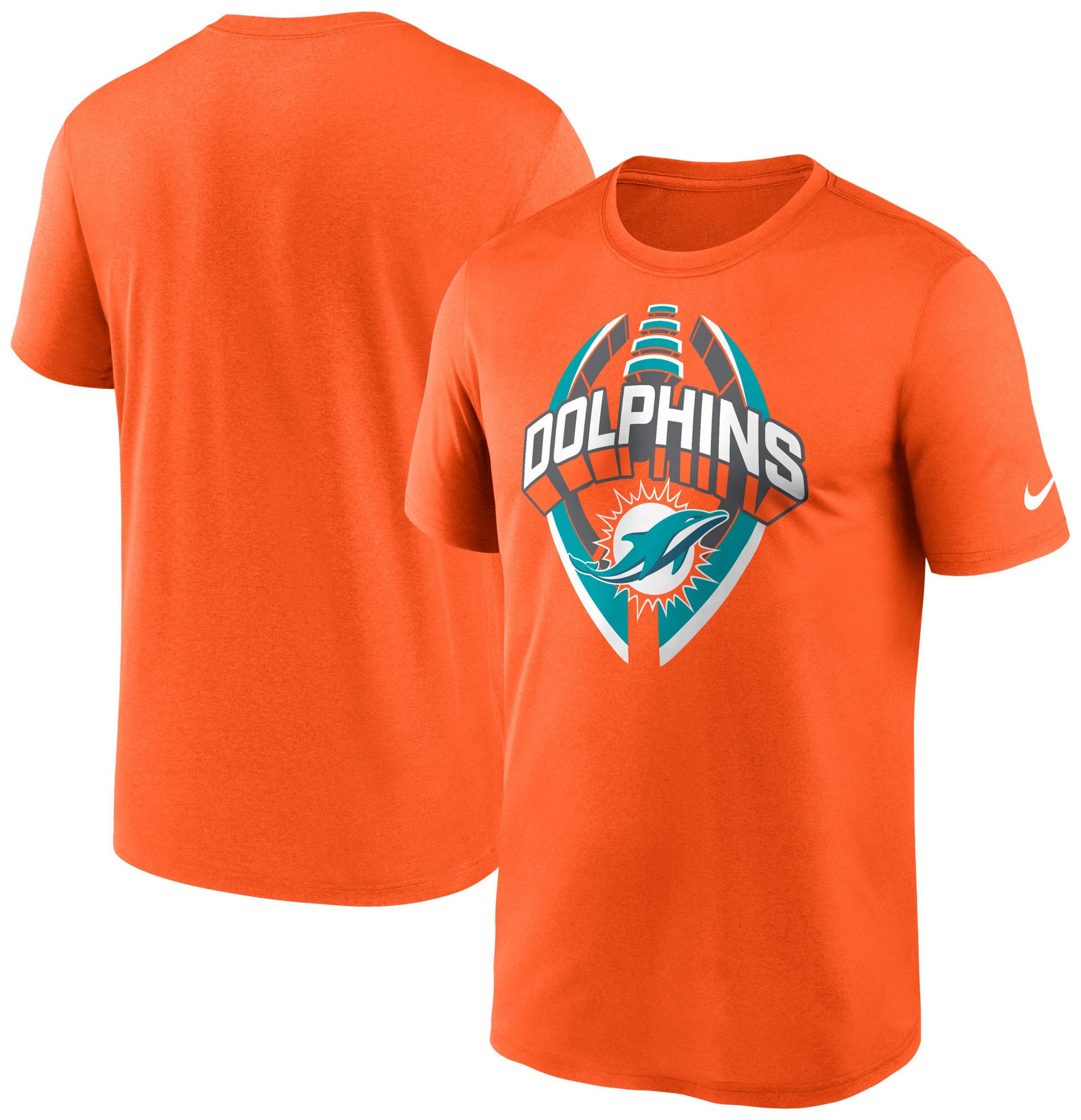 Nike Men's Miami Dolphins Brilliant Orange Legend Icon T-Shirt product image