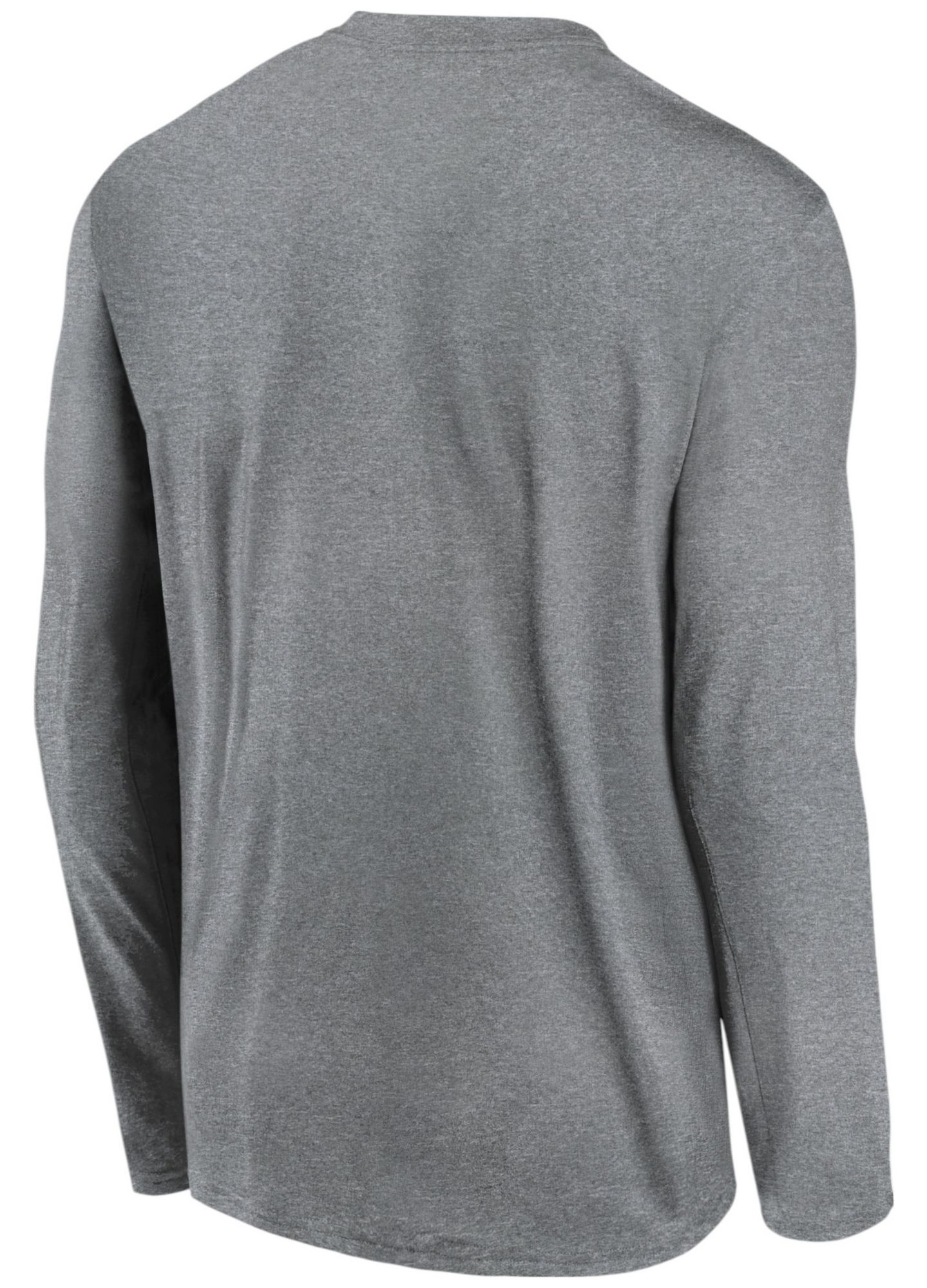 Nike Men's Clemson Tigers Dark Grey Heather Legend Long Sleeve T-Shirt product image