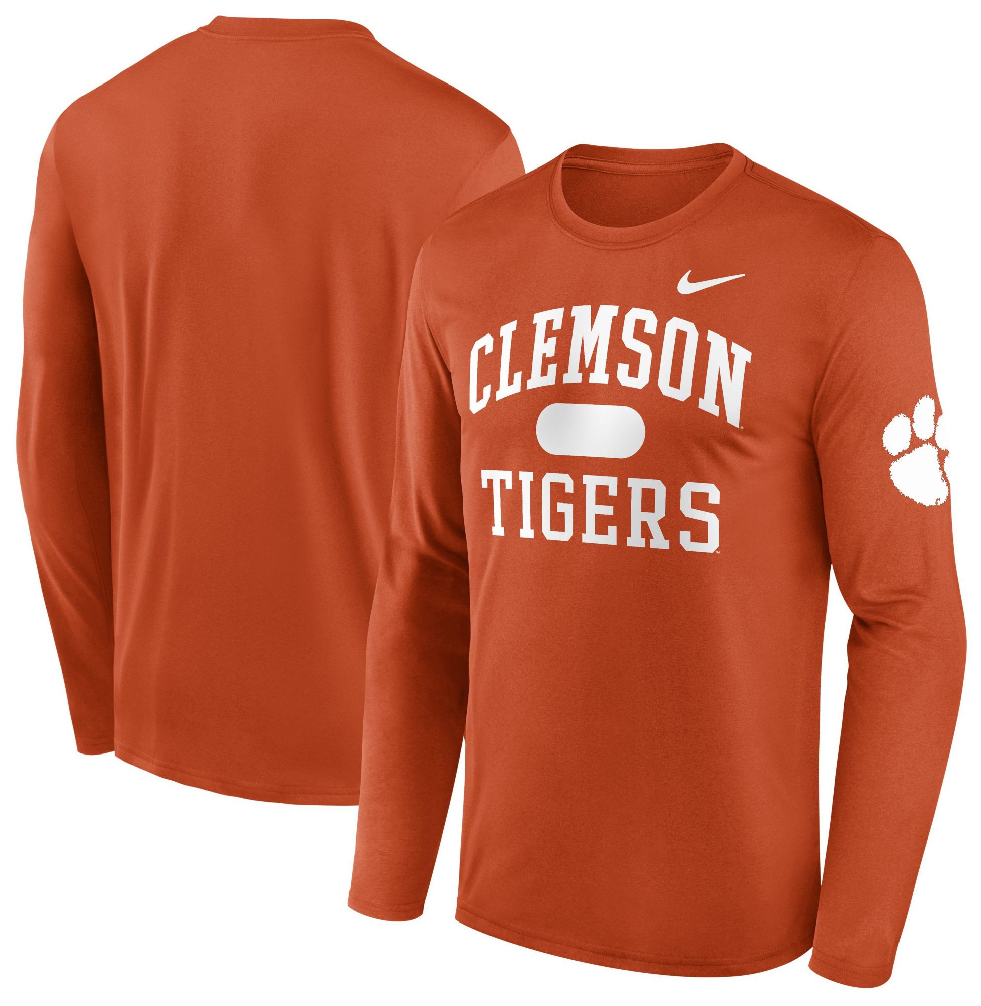 Nike Men's Clemson Tigers University Orange Legend Long Sleeve T-Shirt product image