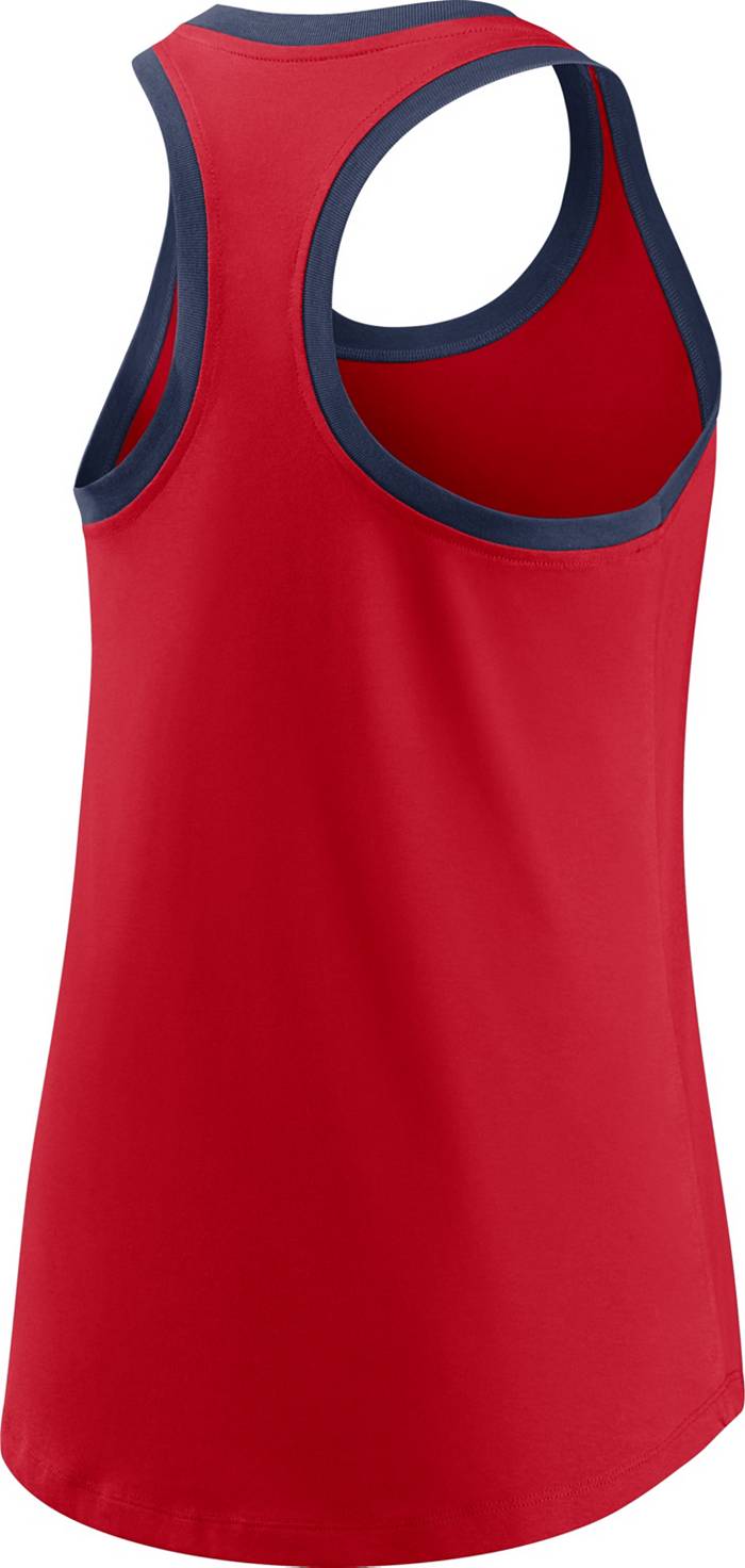 Women's Boston Red Sox Nike Red Mesh V-Neck T-Shirt