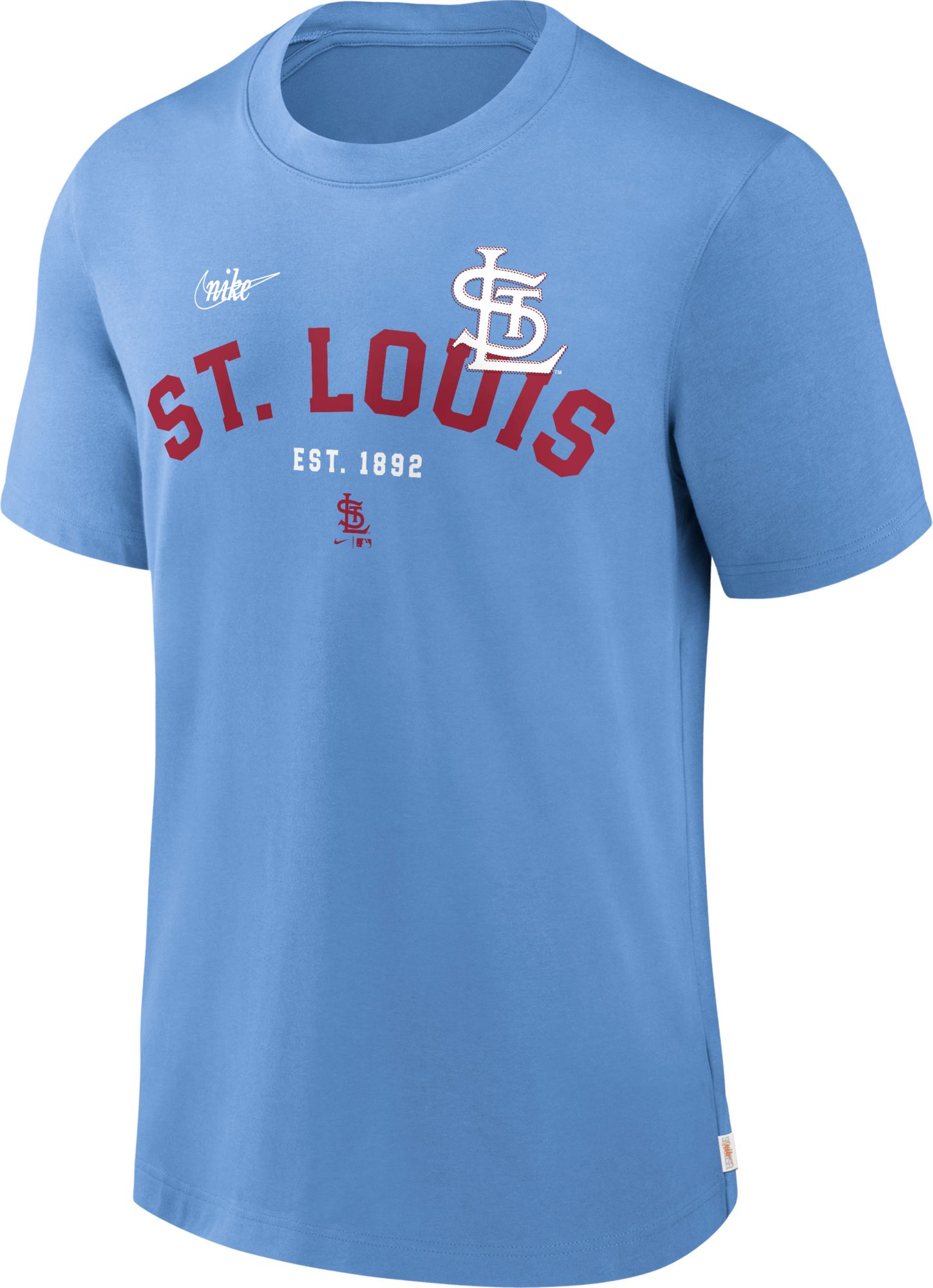 Nike Men's St. Louis Cardinals Blue Cooperstown Rewind T-Shirt