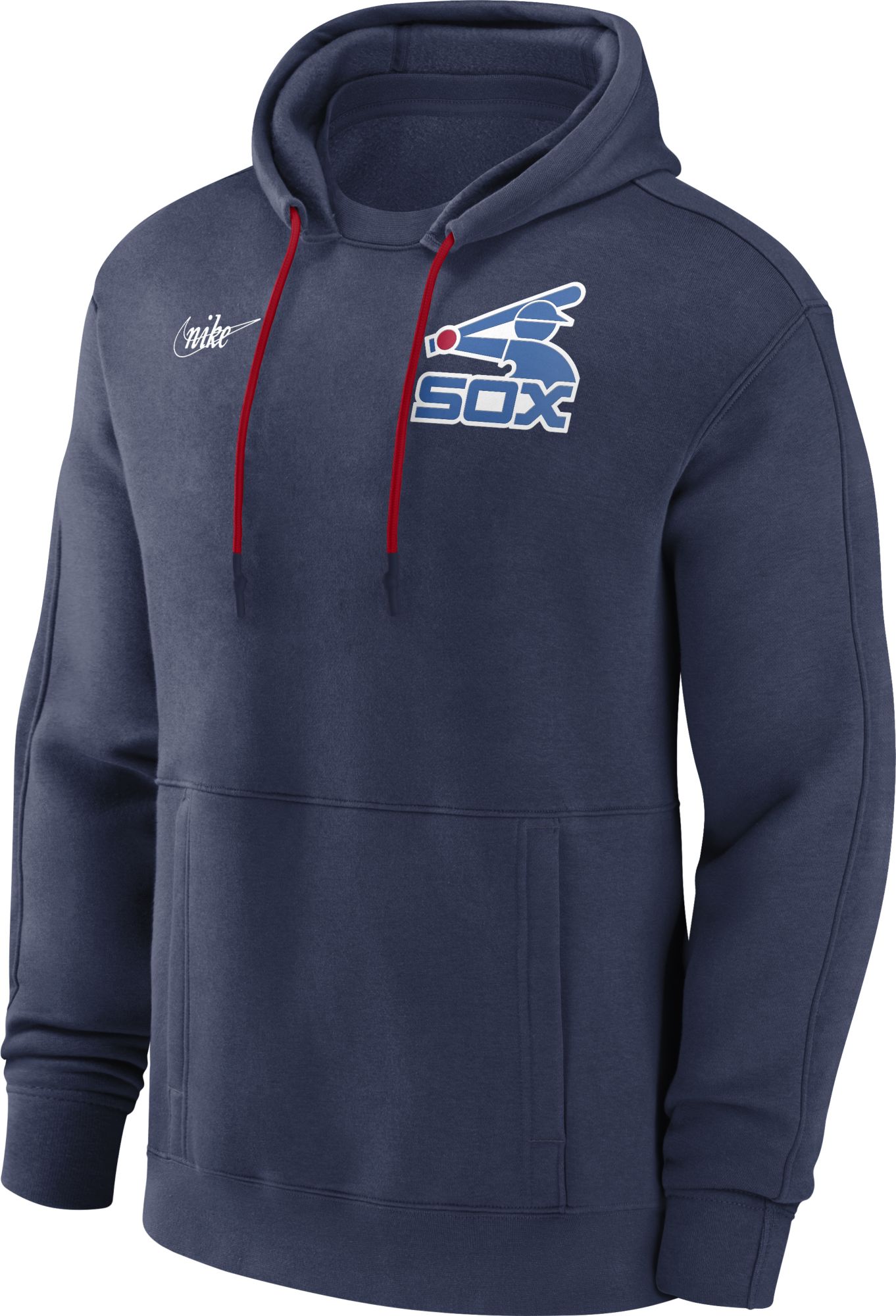 Nike Men's Chicago White Sox Navy Cooperstown Logo Pullover Hoodie