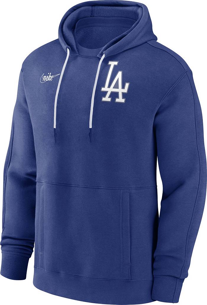 Nike Brooklyn Dodgers Cooperstown Logo Club Hoodie Blue - Rush Blue